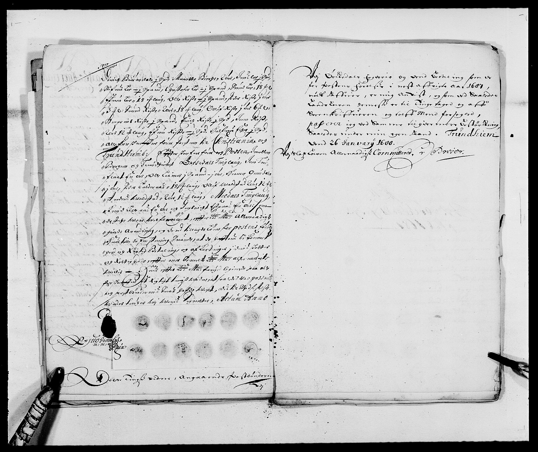 Rentekammeret inntil 1814, Reviderte regnskaper, Fogderegnskap, RA/EA-4092/R58/L3935: Fogderegnskap Orkdal, 1687-1688, p. 174