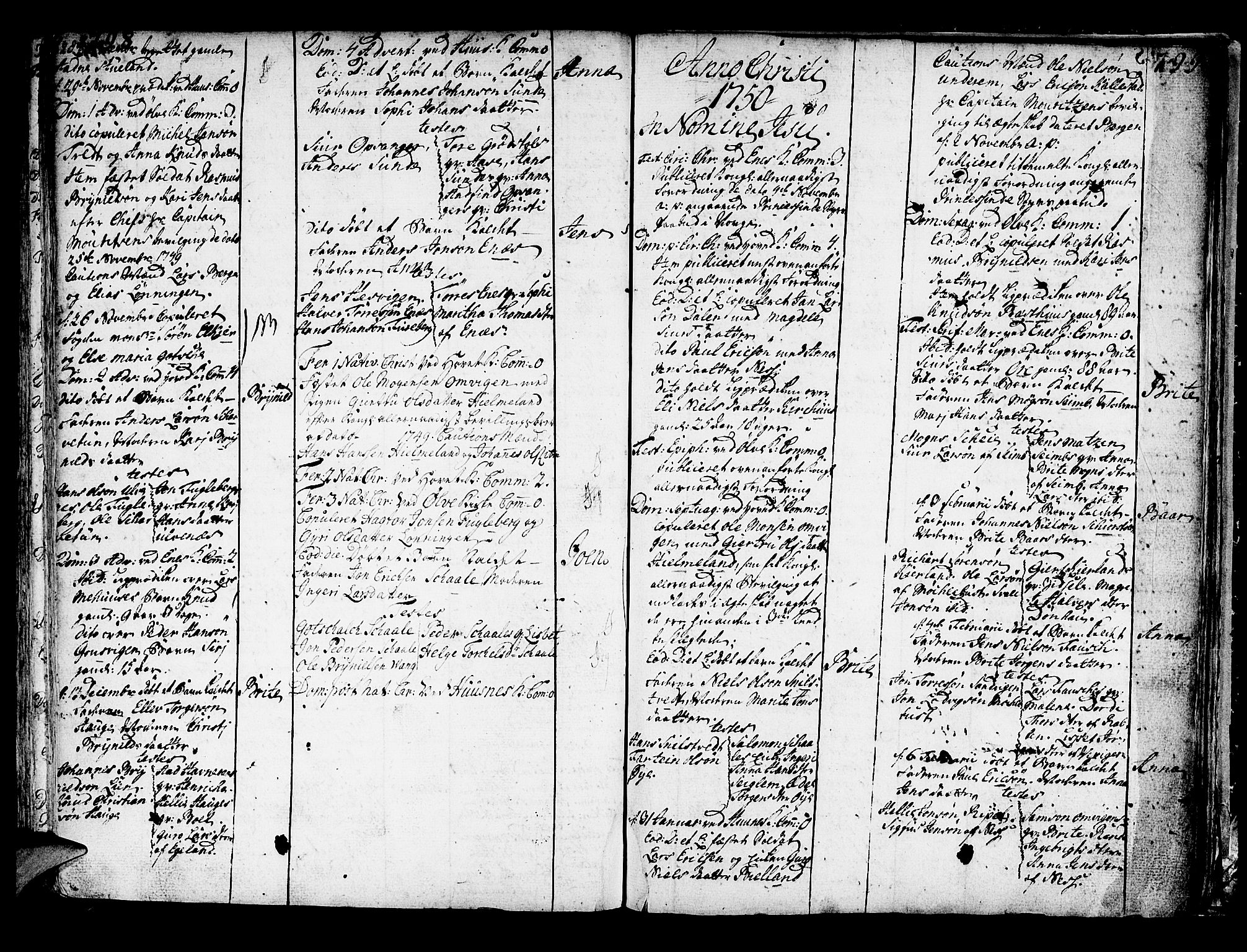 Kvinnherad sokneprestembete, SAB/A-76401/H/Haa: Parish register (official) no. A 2, 1710-1753, p. 298-299