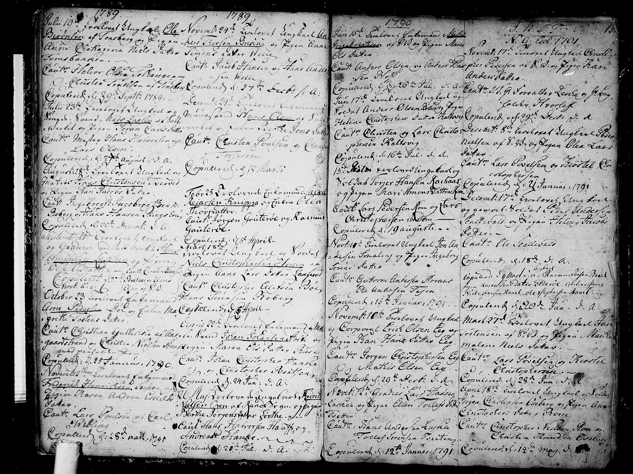 Sem kirkebøker, AV/SAKO-A-5/F/Fb/L0002: Parish register (official) no. II 2, 1764-1792, p. 15