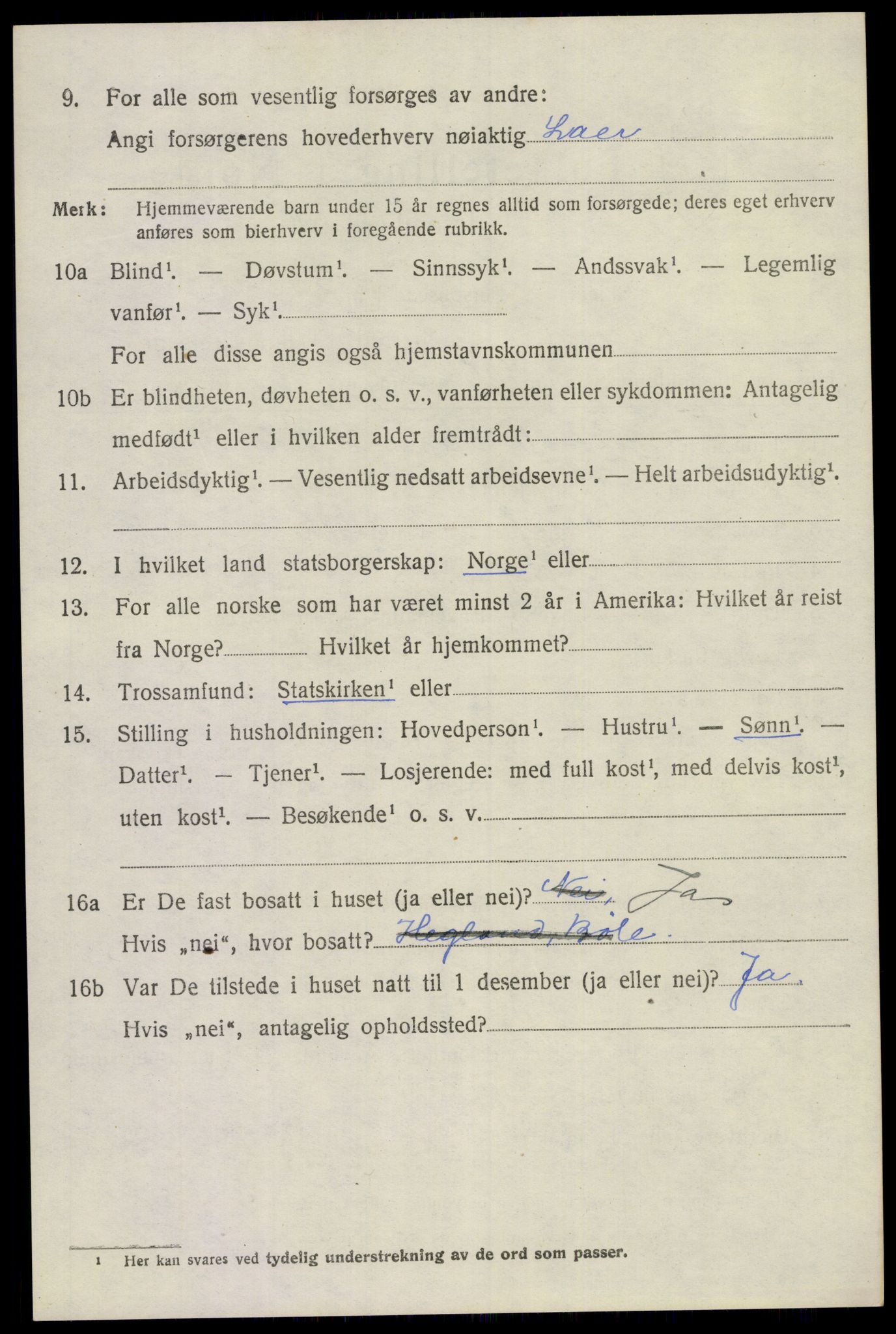 SAKO, 1920 census for Gjerpen, 1920, p. 10761