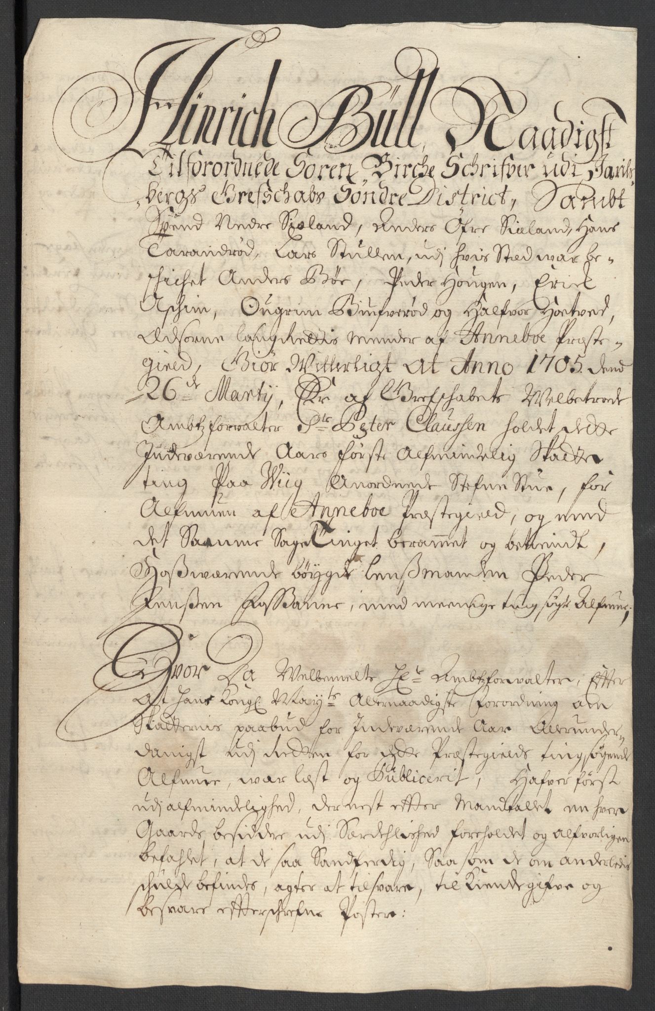 Rentekammeret inntil 1814, Reviderte regnskaper, Fogderegnskap, AV/RA-EA-4092/R32/L1871: Fogderegnskap Jarlsberg grevskap, 1703-1705, p. 549