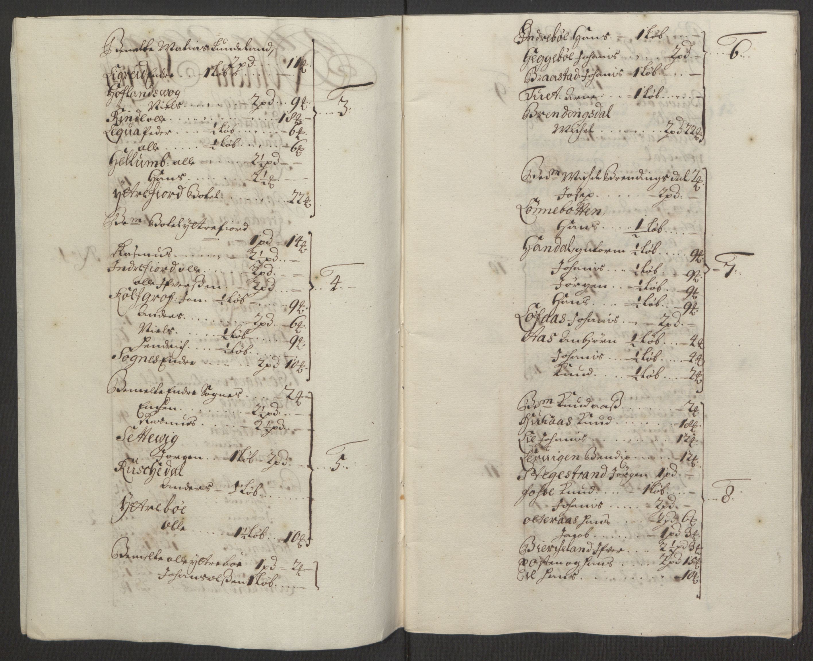 Rentekammeret inntil 1814, Reviderte regnskaper, Fogderegnskap, AV/RA-EA-4092/R52/L3308: Fogderegnskap Sogn, 1695, p. 268