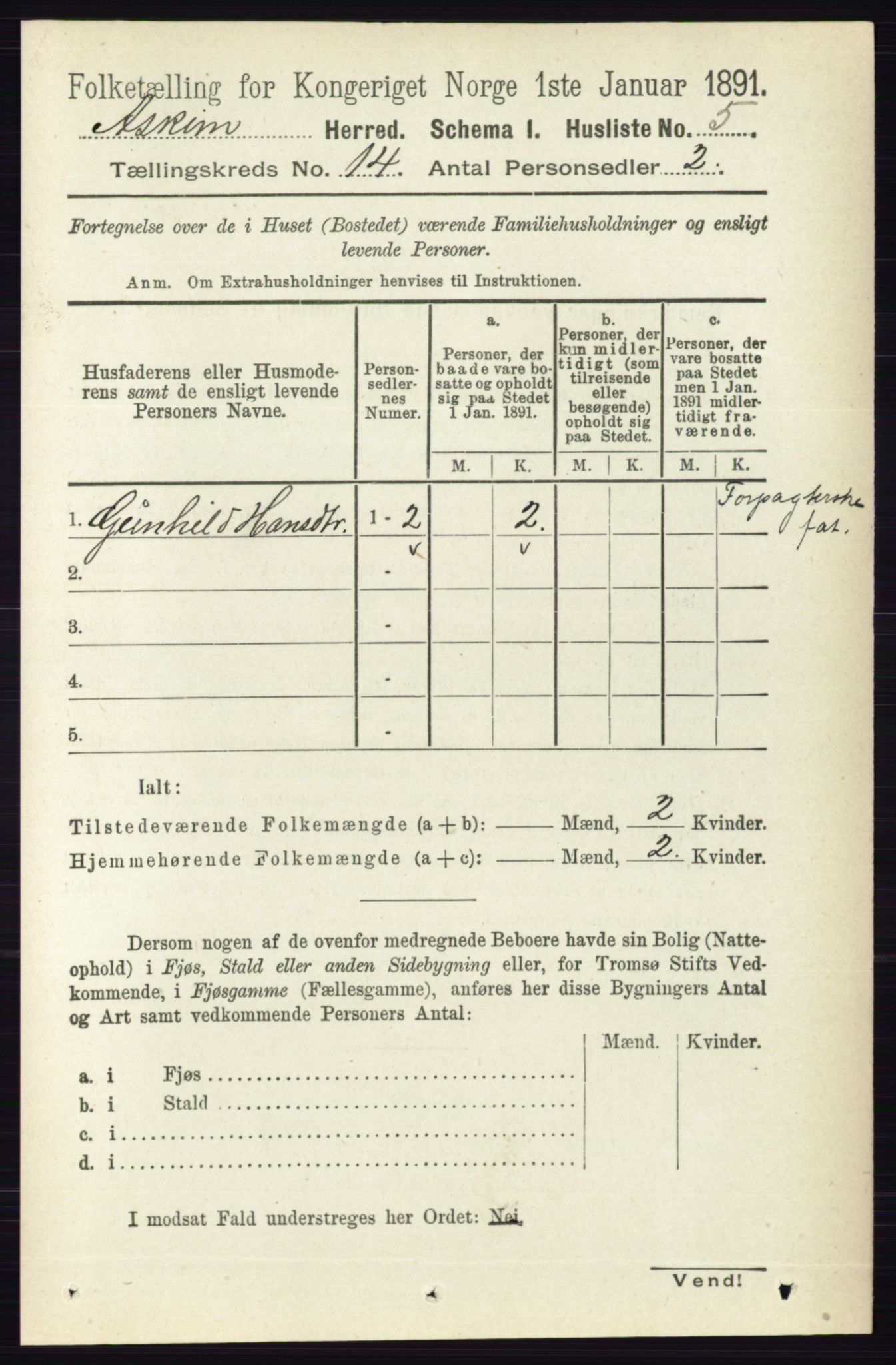 RA, 1891 census for 0124 Askim, 1891, p. 2220