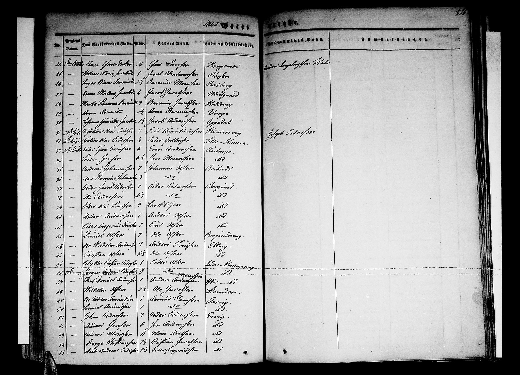 Selje sokneprestembete, AV/SAB-A-99938/H/Ha/Haa/Haaa: Parish register (official) no. A 9, 1829-1844, p. 316