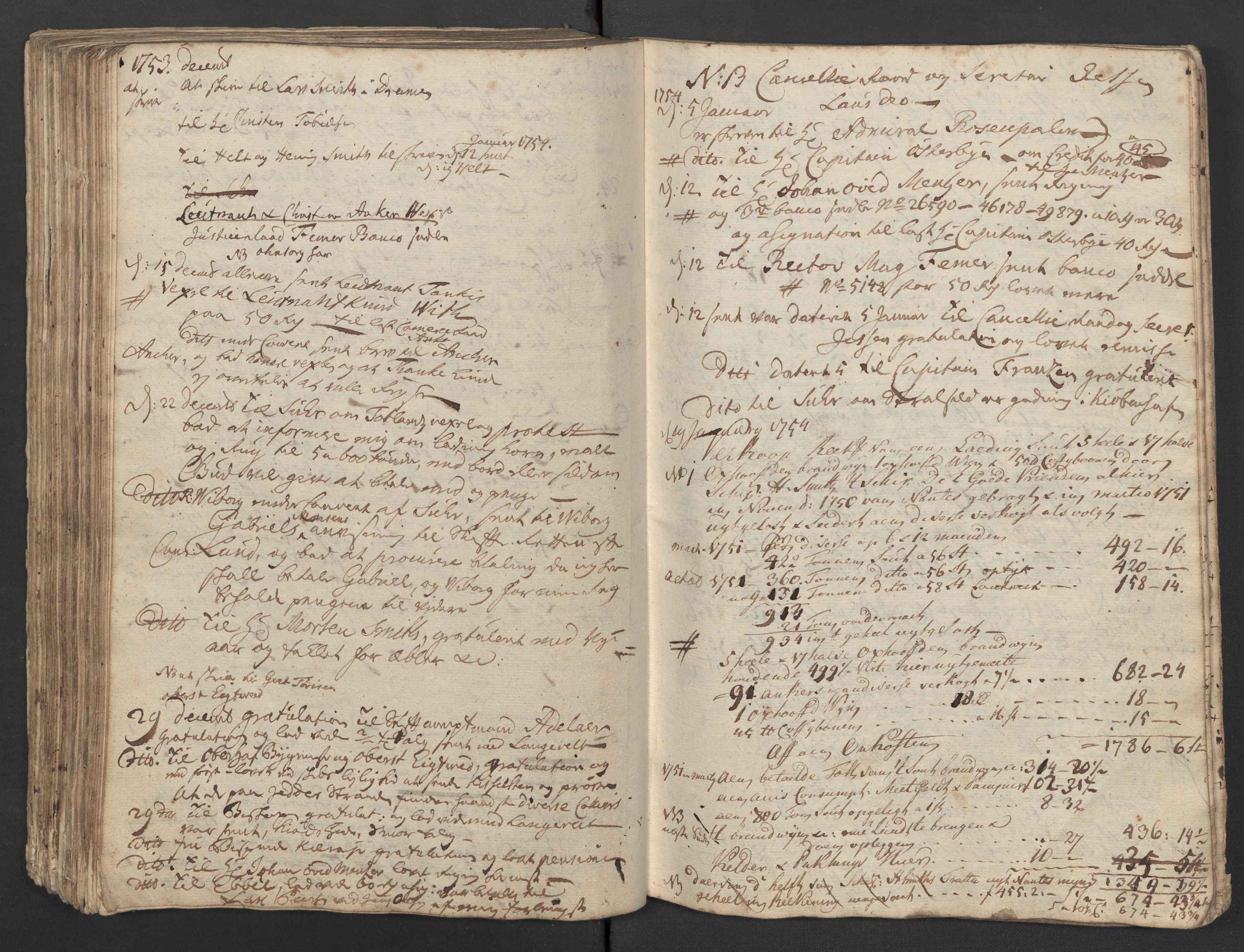 Pa 0119 - Smith, Lauritz Andersen og Lauritz Lauritzen, SAST/A-100231/O/L0001: Kopibøker m.m., 1746-1755, p. 175