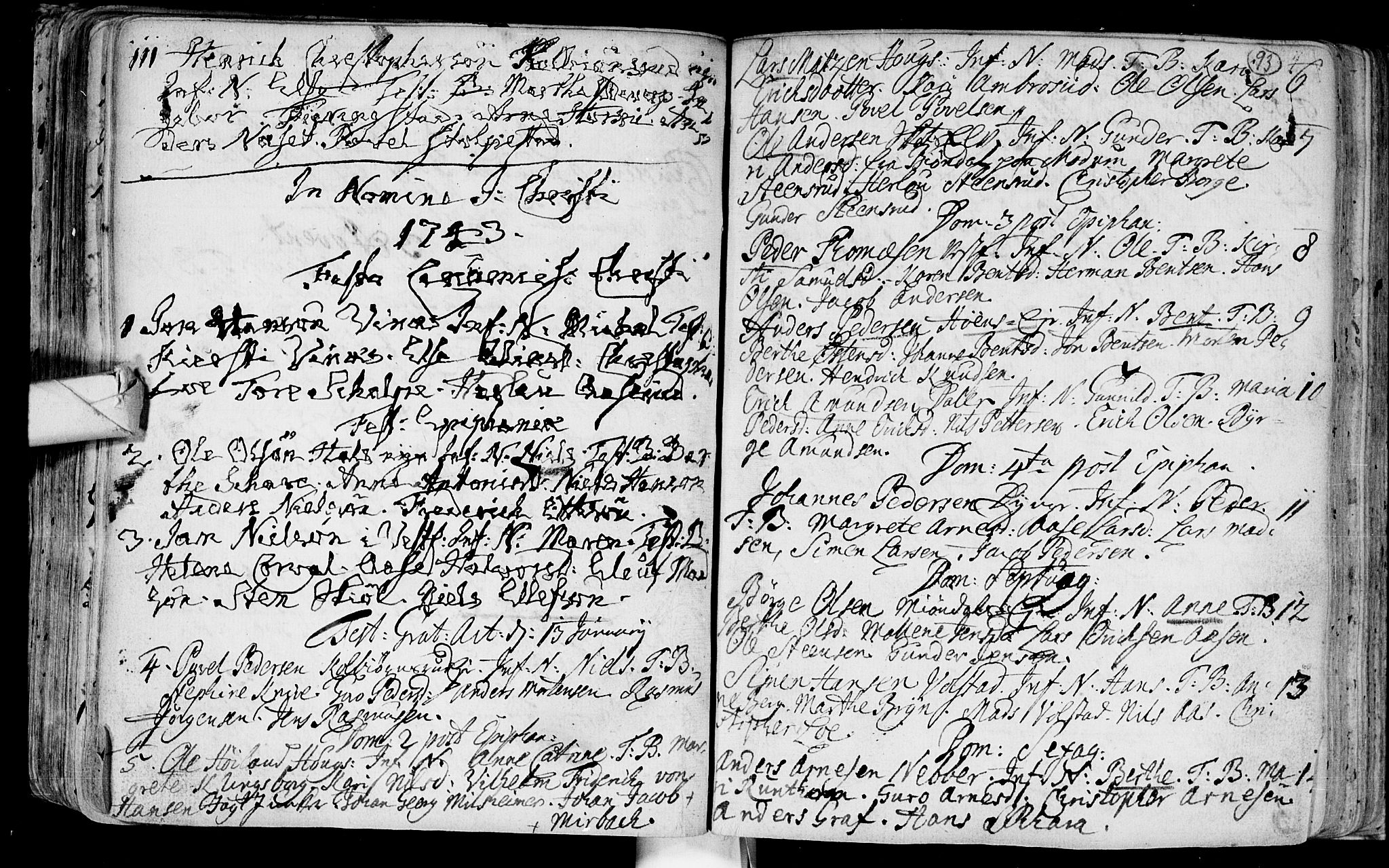 Eiker kirkebøker, AV/SAKO-A-4/F/Fa/L0003: Parish register (official) no. I 3, 1724-1753, p. 93