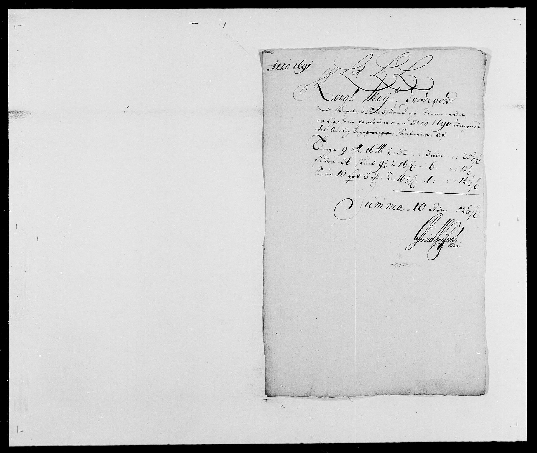 Rentekammeret inntil 1814, Reviderte regnskaper, Fogderegnskap, RA/EA-4092/R24/L1573: Fogderegnskap Numedal og Sandsvær, 1687-1691, p. 480