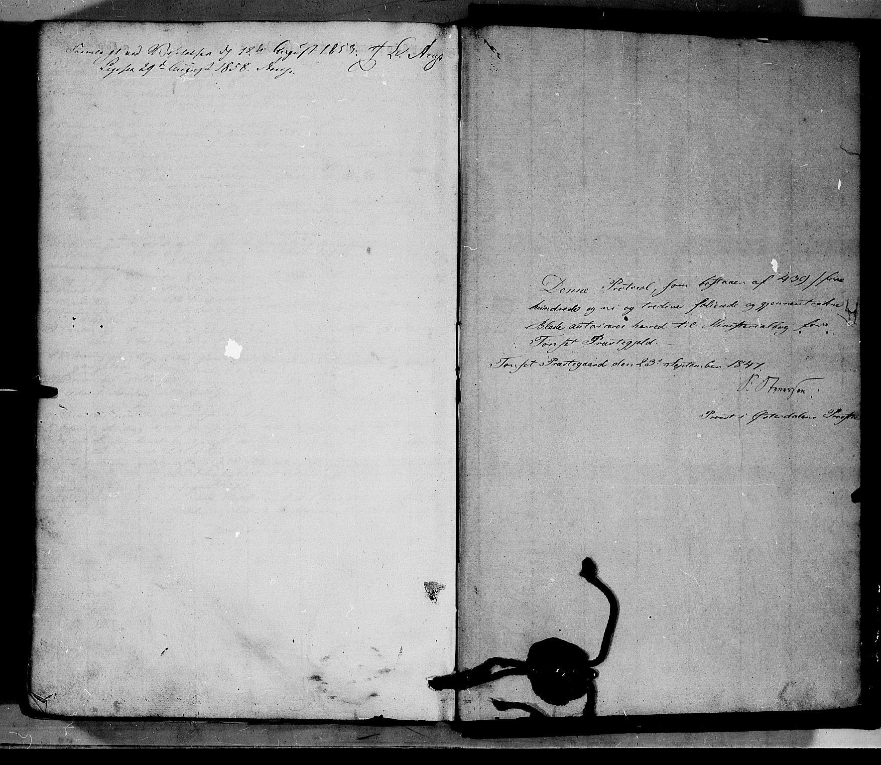 Tynset prestekontor, SAH/PREST-058/H/Ha/Haa/L0020: Parish register (official) no. 20, 1848-1862