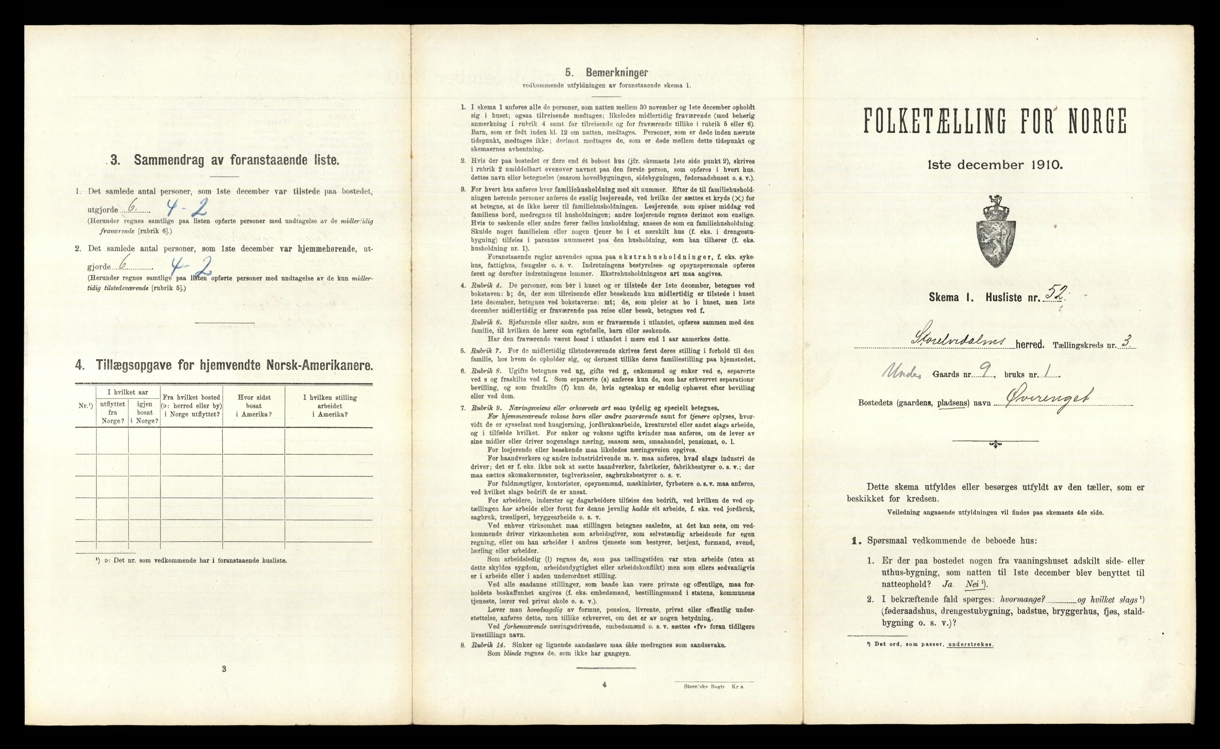 RA, 1910 census for Stor-Elvdal, 1910, p. 337