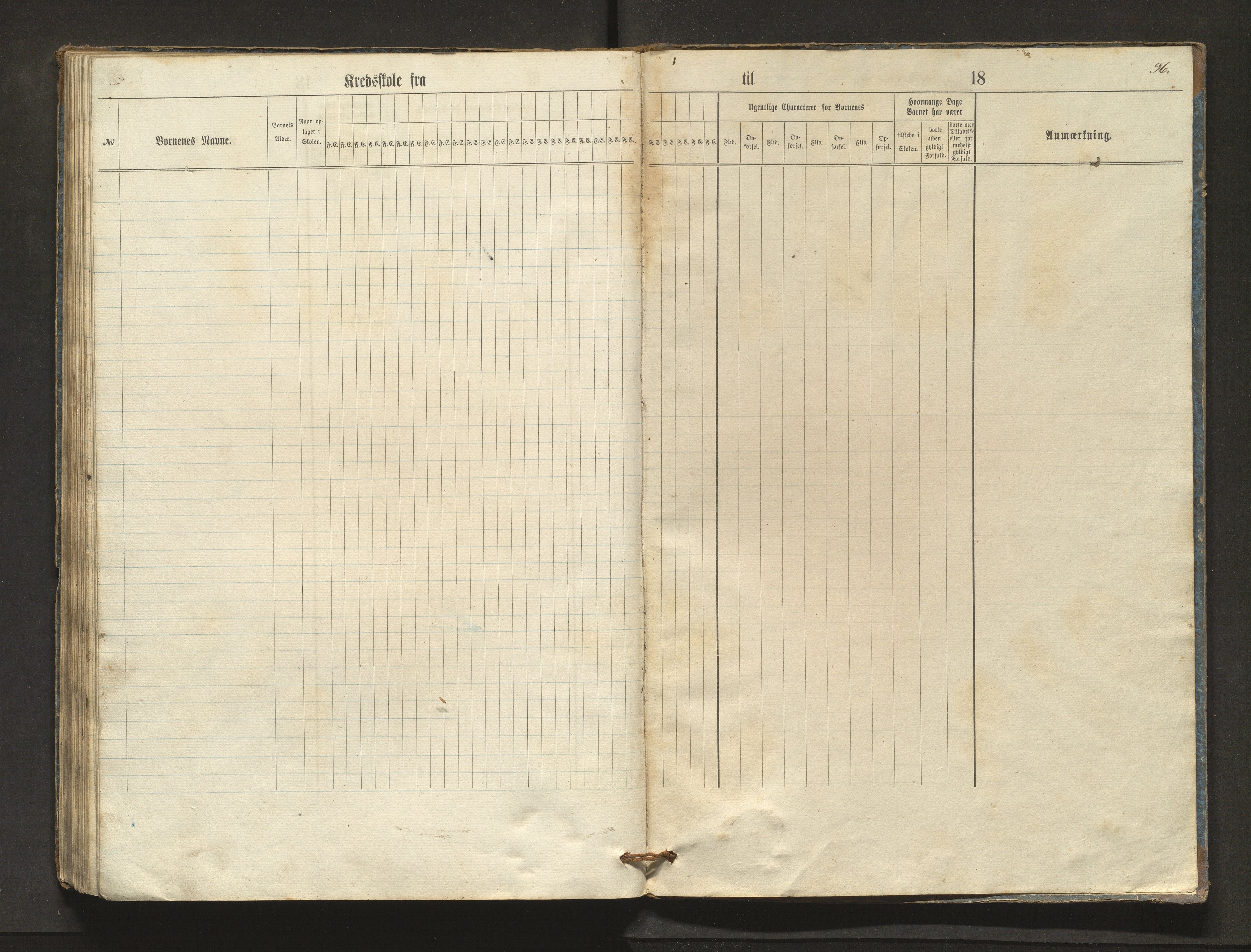 Sveio kommune. Barneskulane, IKAH/1216-231/F/Fa/L0024: Skuleprotokoll for Bråtvedt og Kvalvåg krinsar, 1862-1872, p. 96