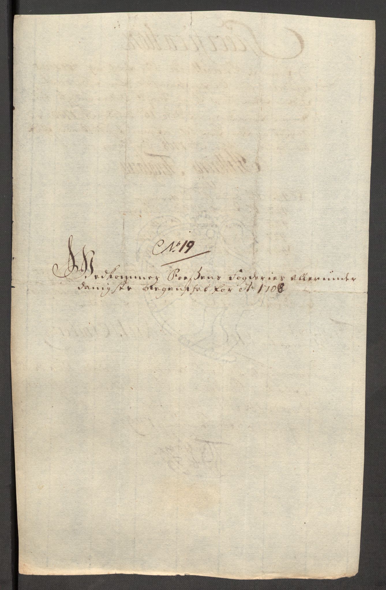 Rentekammeret inntil 1814, Reviderte regnskaper, Fogderegnskap, AV/RA-EA-4092/R57/L3858: Fogderegnskap Fosen, 1708-1709, p. 159