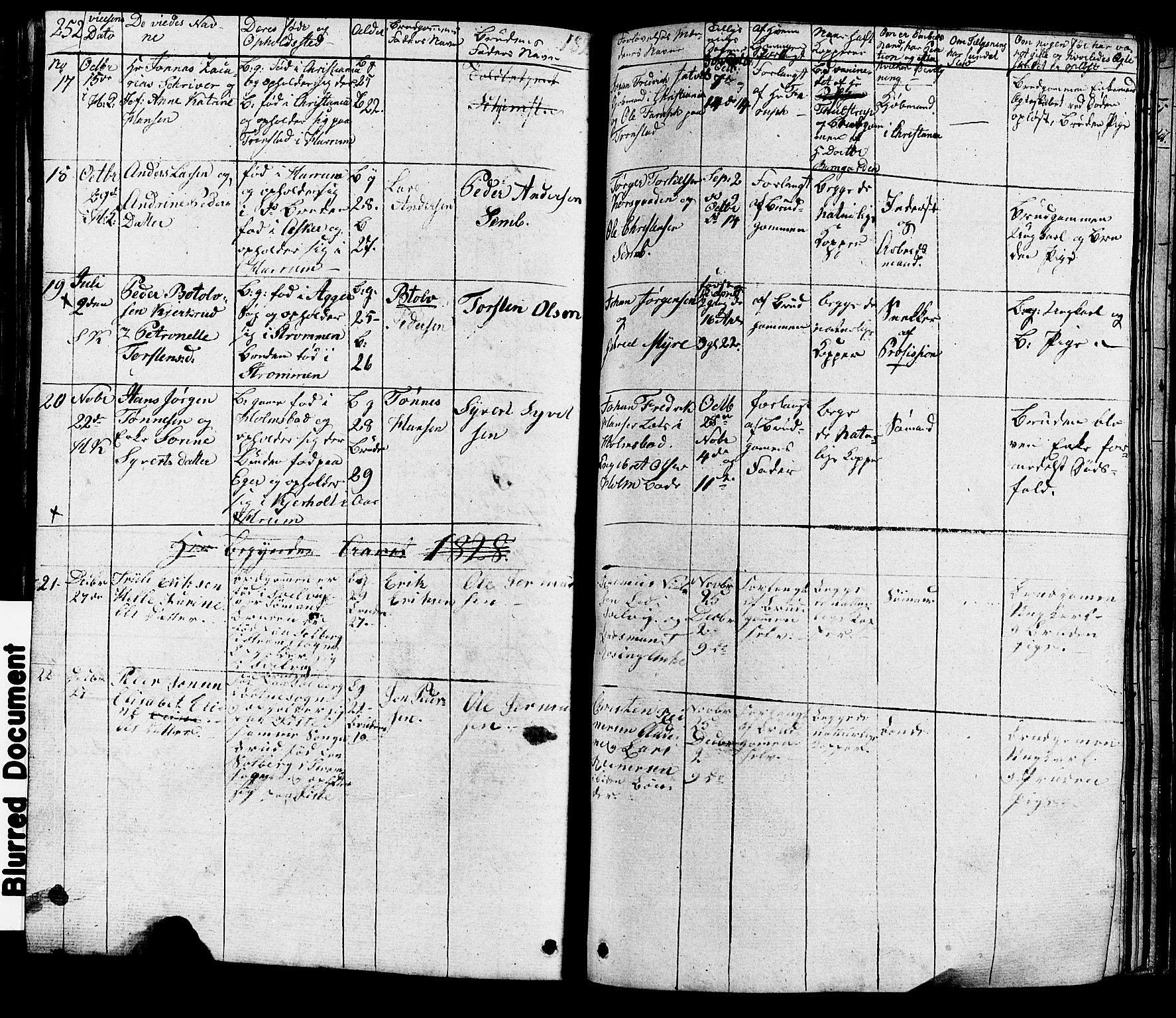 Hurum kirkebøker, SAKO/A-229/G/Ga/L0002: Parish register (copy) no. I 2, 1827-1857, p. 252