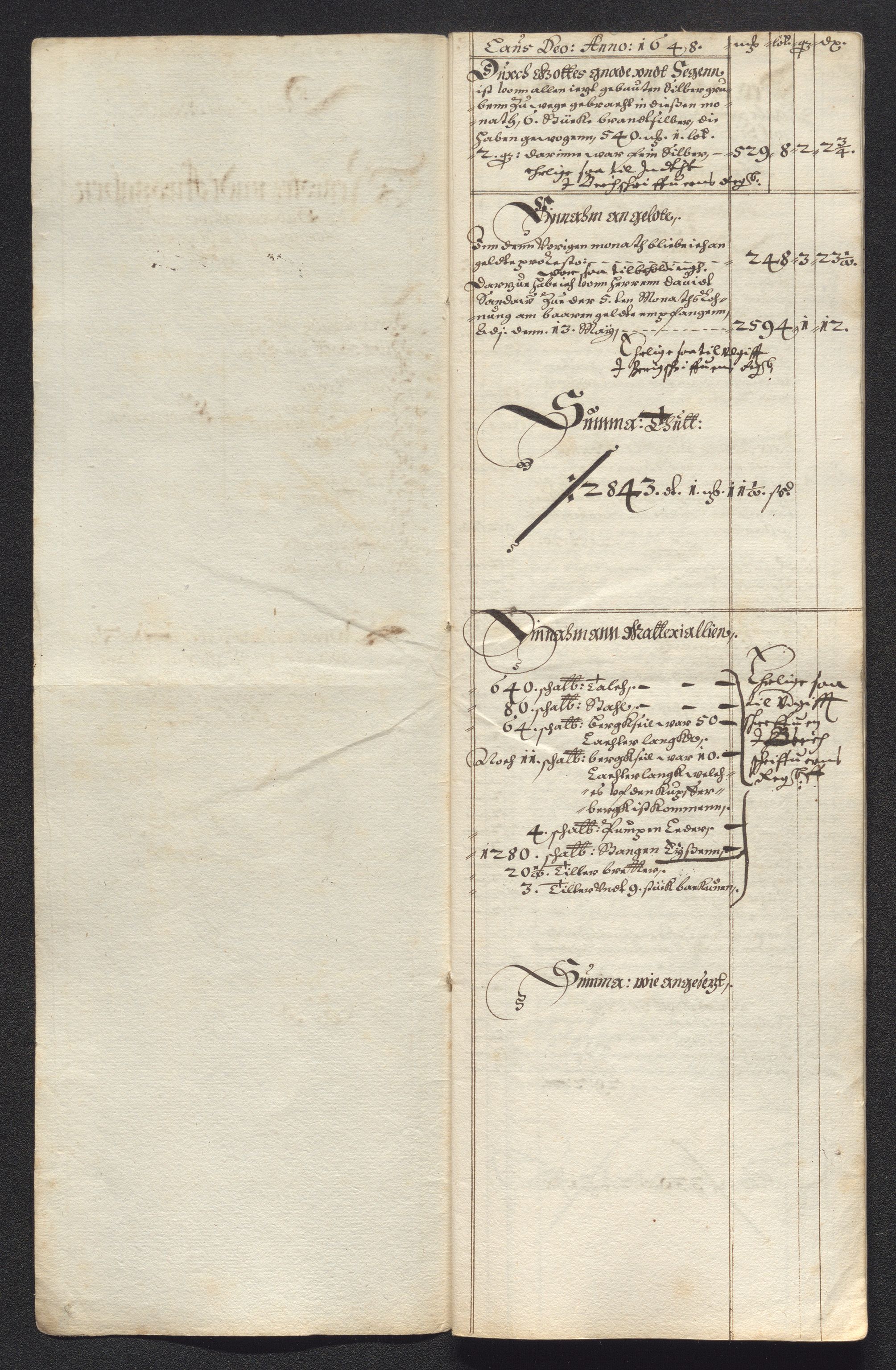 Kongsberg Sølvverk 1623-1816, AV/SAKO-EA-3135/001/D/Dc/Dcd/L0022: Utgiftsregnskap for gruver m.m., 1647-1648, p. 658