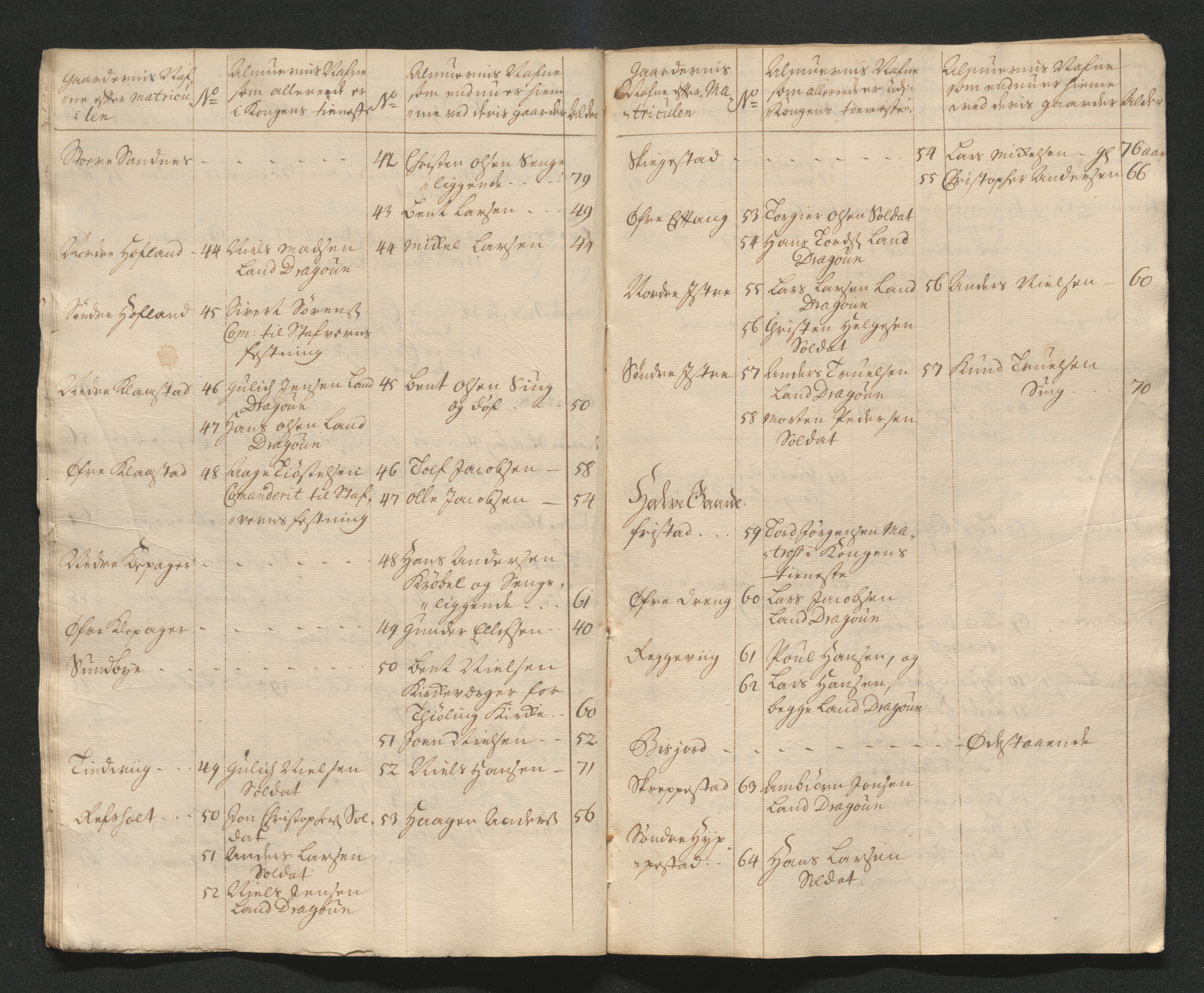 Larvik grevskap, AV/SAKO-A-1056/F/Ff/Ffa/L0001: Ruller og manntall, 1708-1734, p. 204