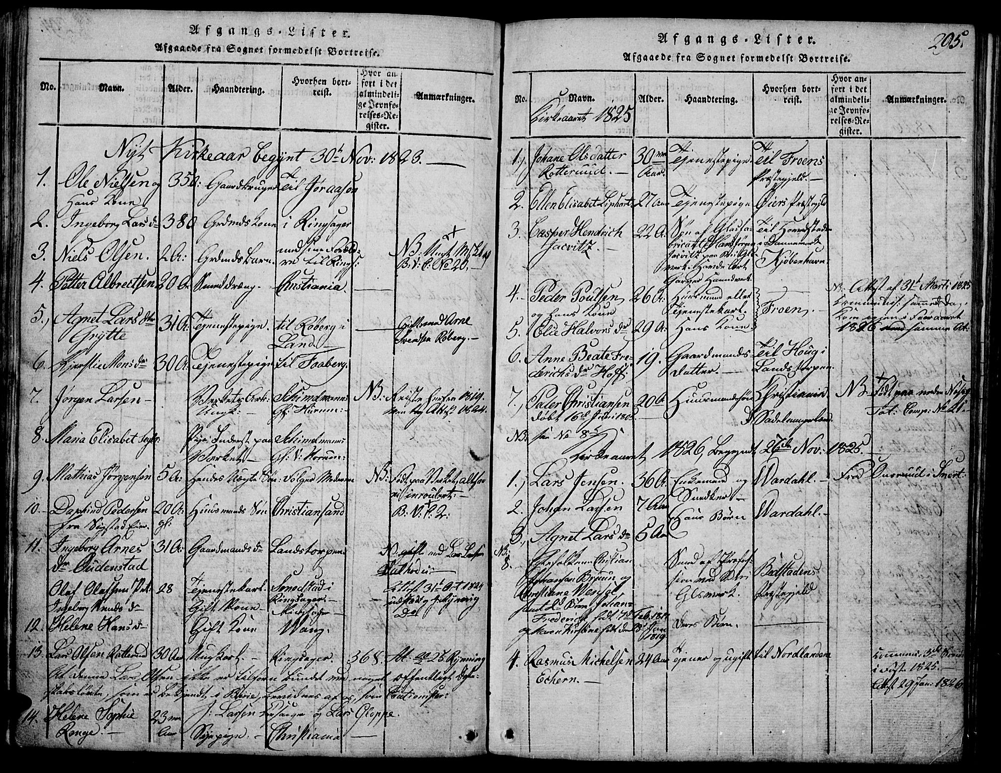 Biri prestekontor, SAH/PREST-096/H/Ha/Hab/L0001: Parish register (copy) no. 1, 1814-1828, p. 295