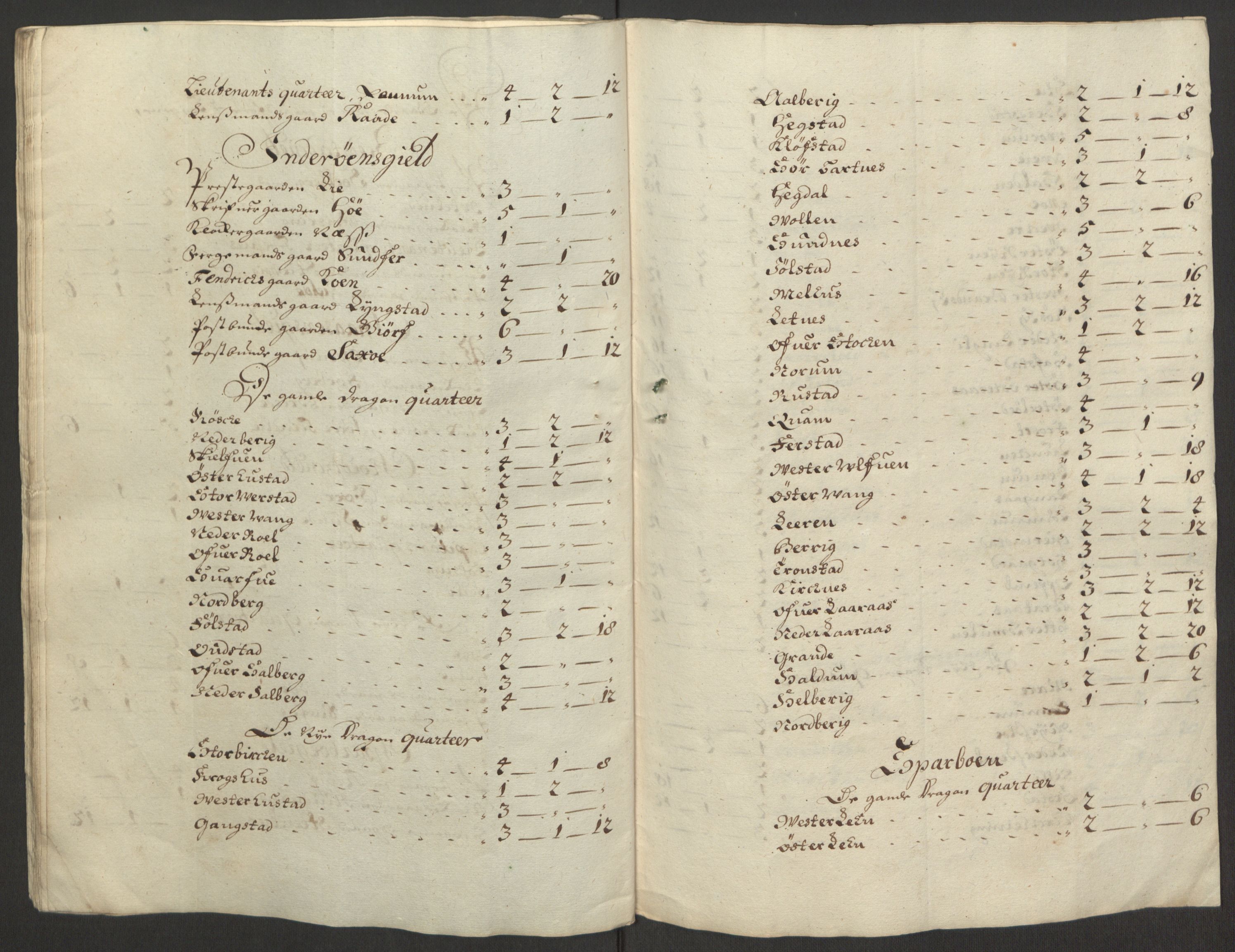 Rentekammeret inntil 1814, Reviderte regnskaper, Fogderegnskap, RA/EA-4092/R63/L4309: Fogderegnskap Inderøy, 1695-1697, p. 431