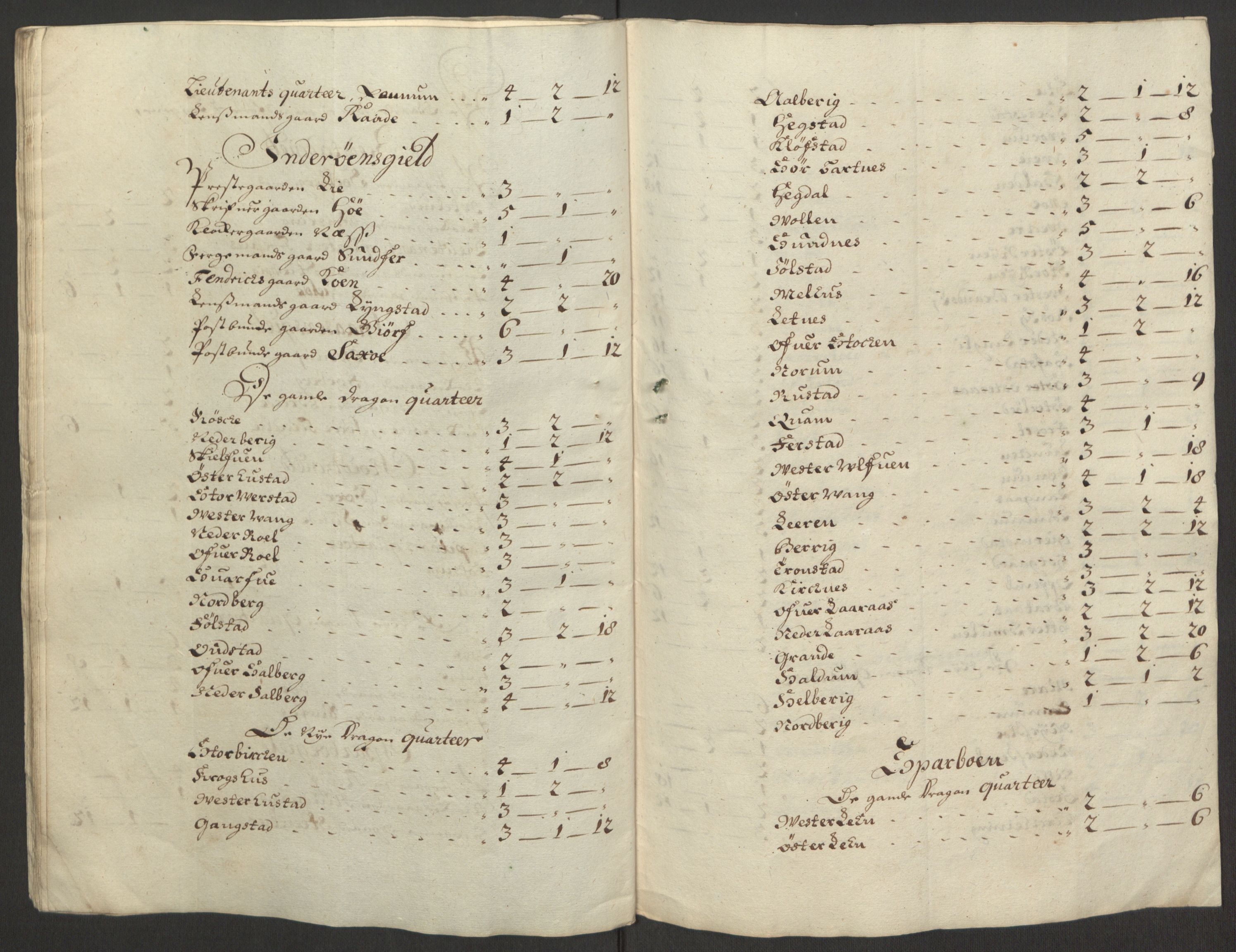 Rentekammeret inntil 1814, Reviderte regnskaper, Fogderegnskap, AV/RA-EA-4092/R63/L4309: Fogderegnskap Inderøy, 1695-1697, p. 431