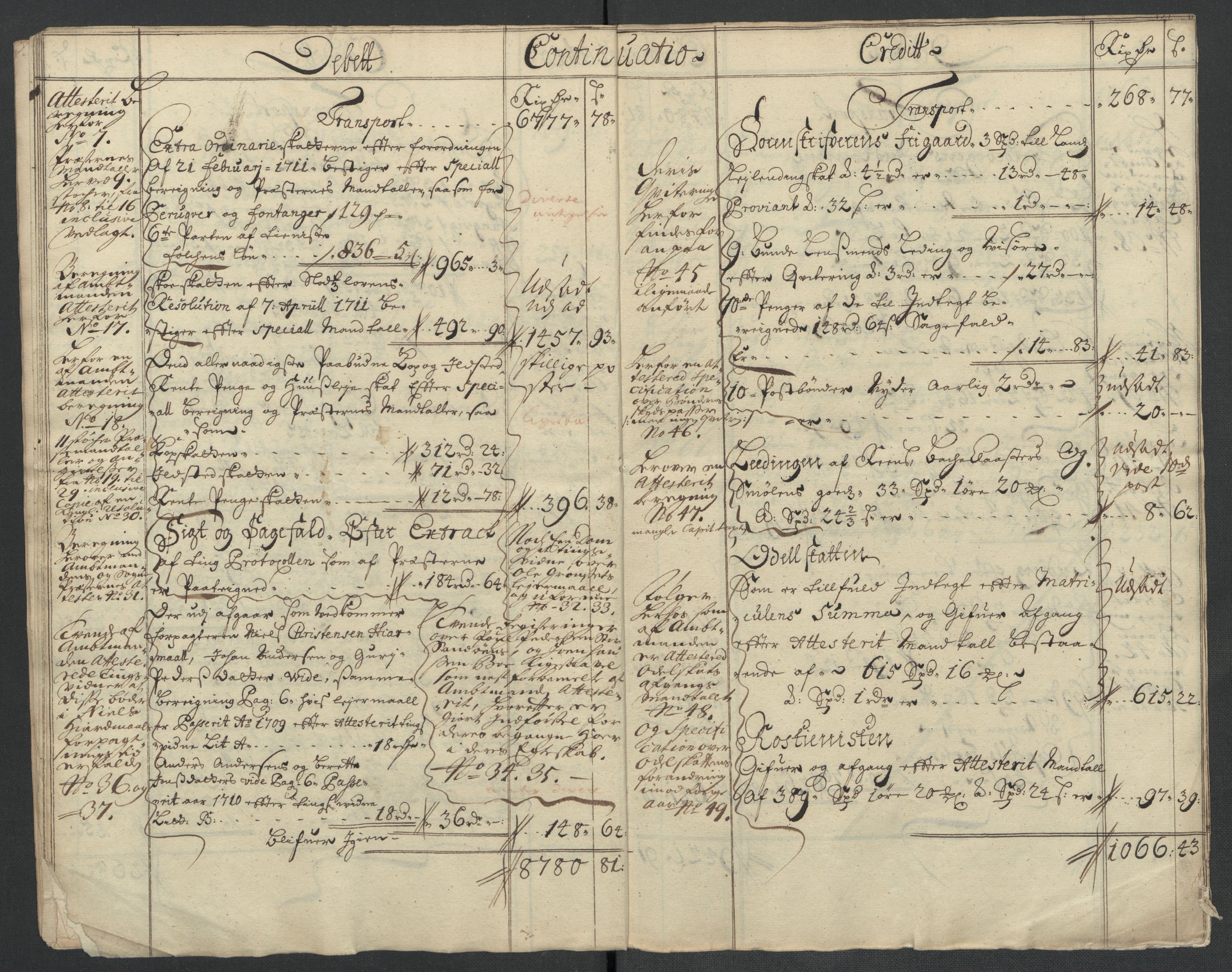 Rentekammeret inntil 1814, Reviderte regnskaper, Fogderegnskap, AV/RA-EA-4092/R56/L3745: Fogderegnskap Nordmøre, 1711, p. 15