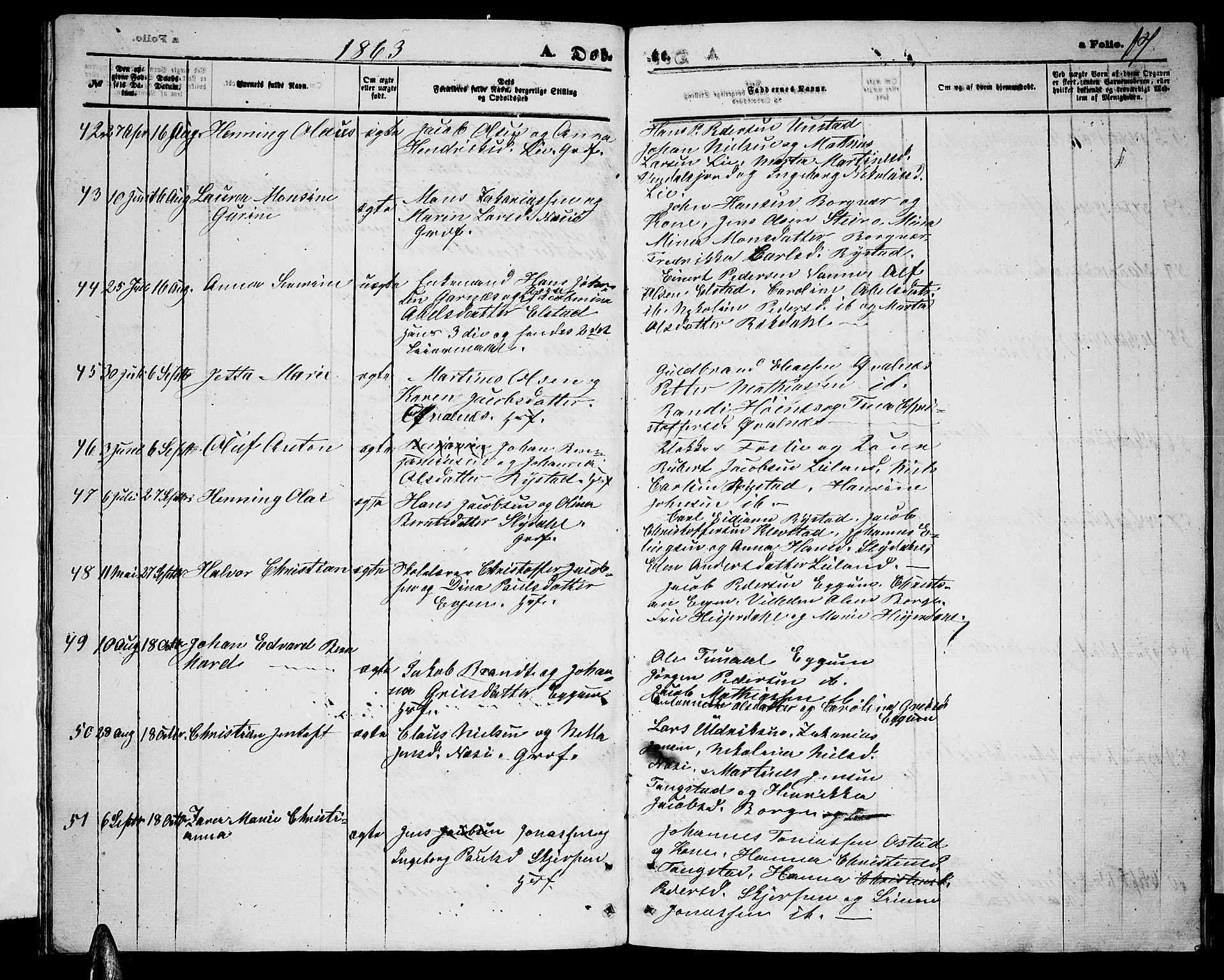 Ministerialprotokoller, klokkerbøker og fødselsregistre - Nordland, SAT/A-1459/880/L1140: Parish register (copy) no. 880C02, 1861-1875, p. 17