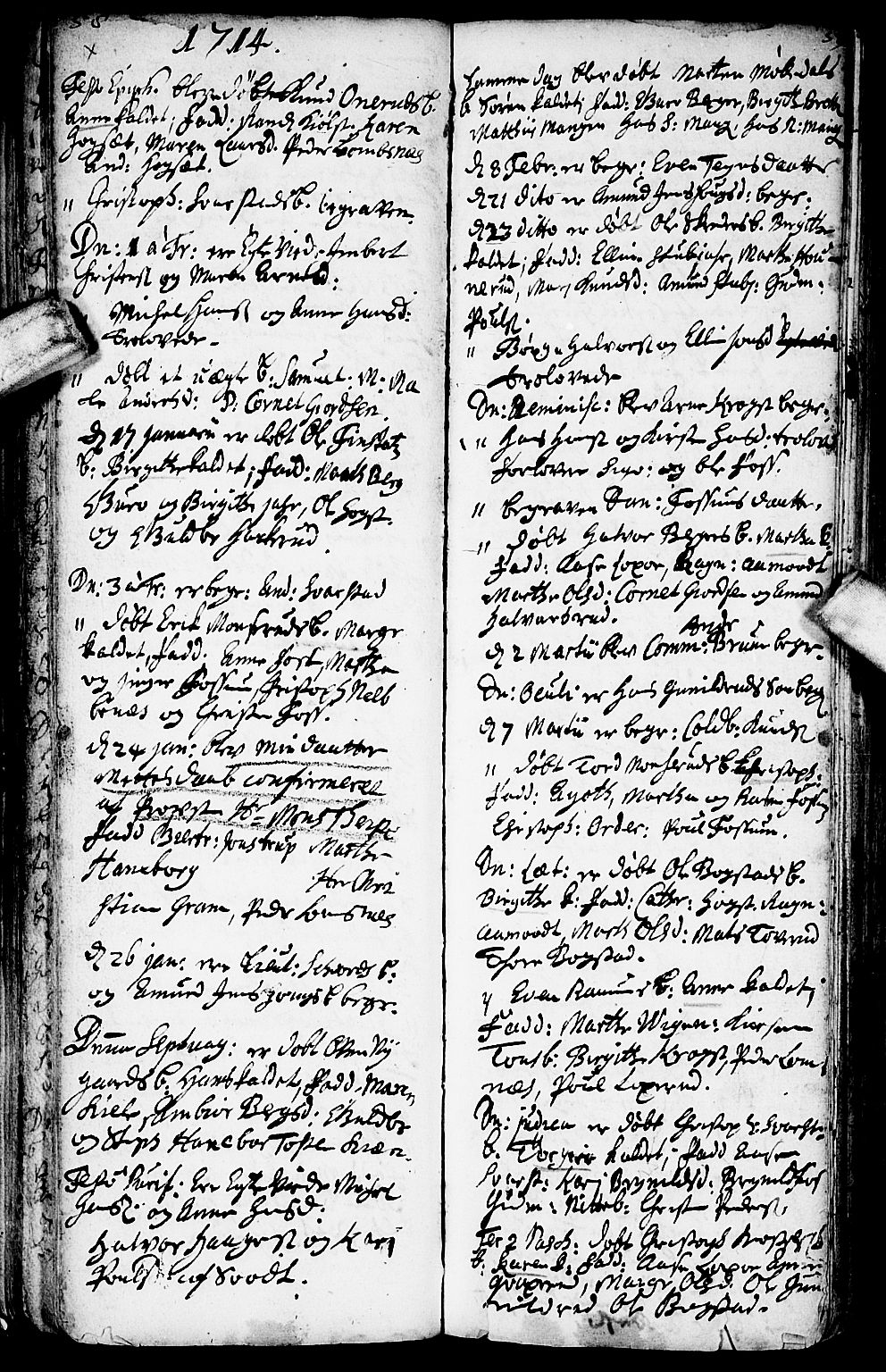 Aurskog prestekontor Kirkebøker, SAO/A-10304a/F/Fa/L0001: Parish register (official) no. I 1, 1707-1735, p. 58-59