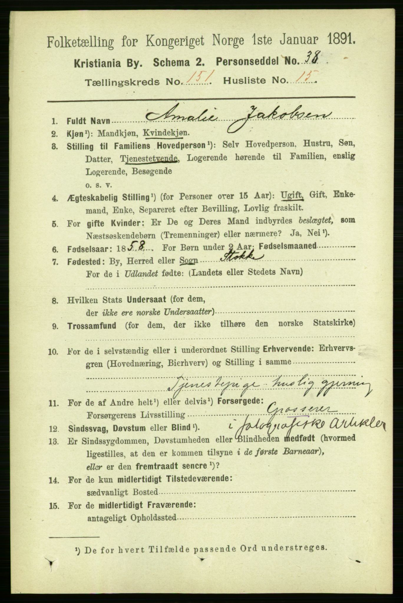 RA, 1891 census for 0301 Kristiania, 1891, p. 84750