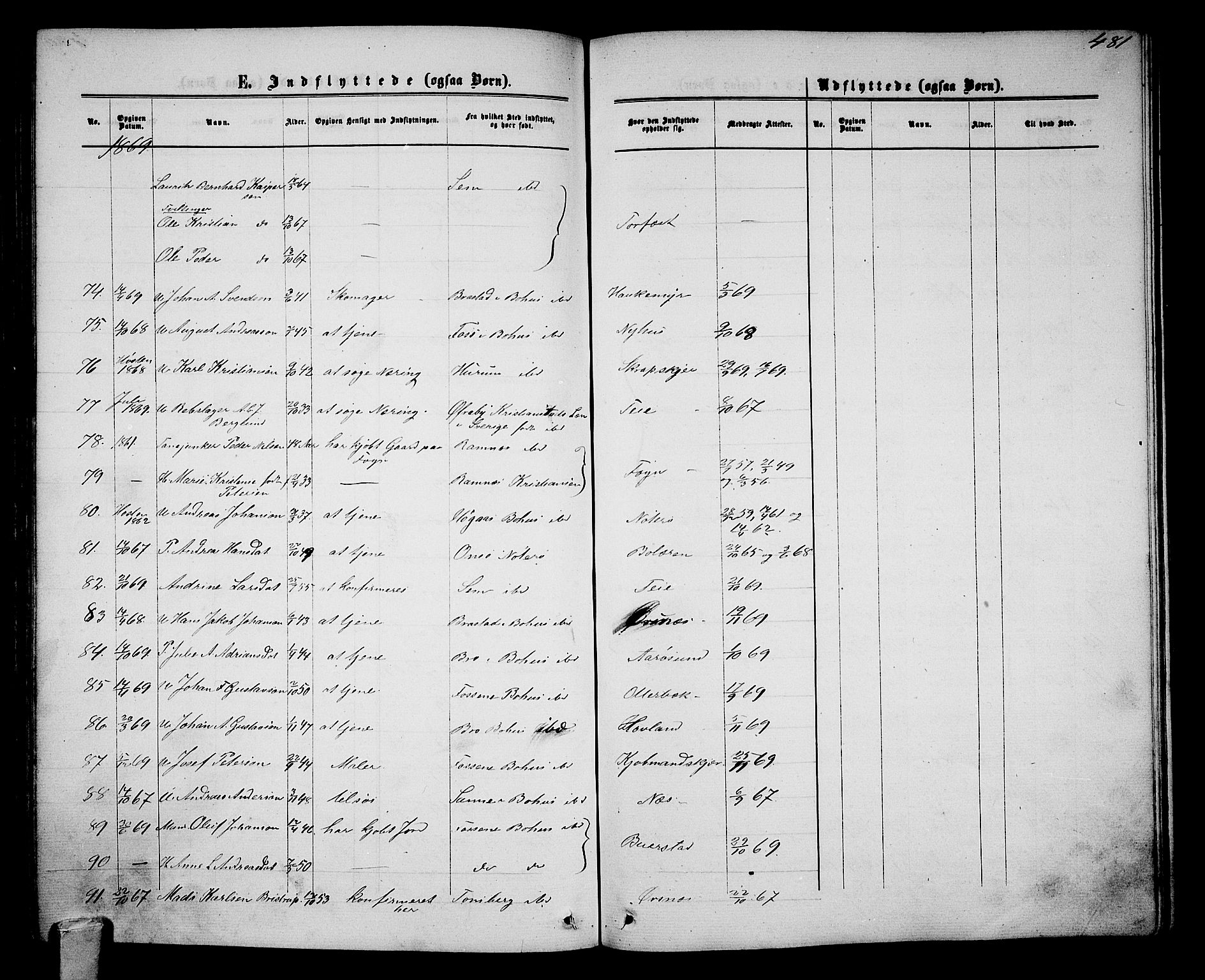 Nøtterøy kirkebøker, AV/SAKO-A-354/G/Ga/L0002: Parish register (copy) no. I 2, 1860-1877, p. 481