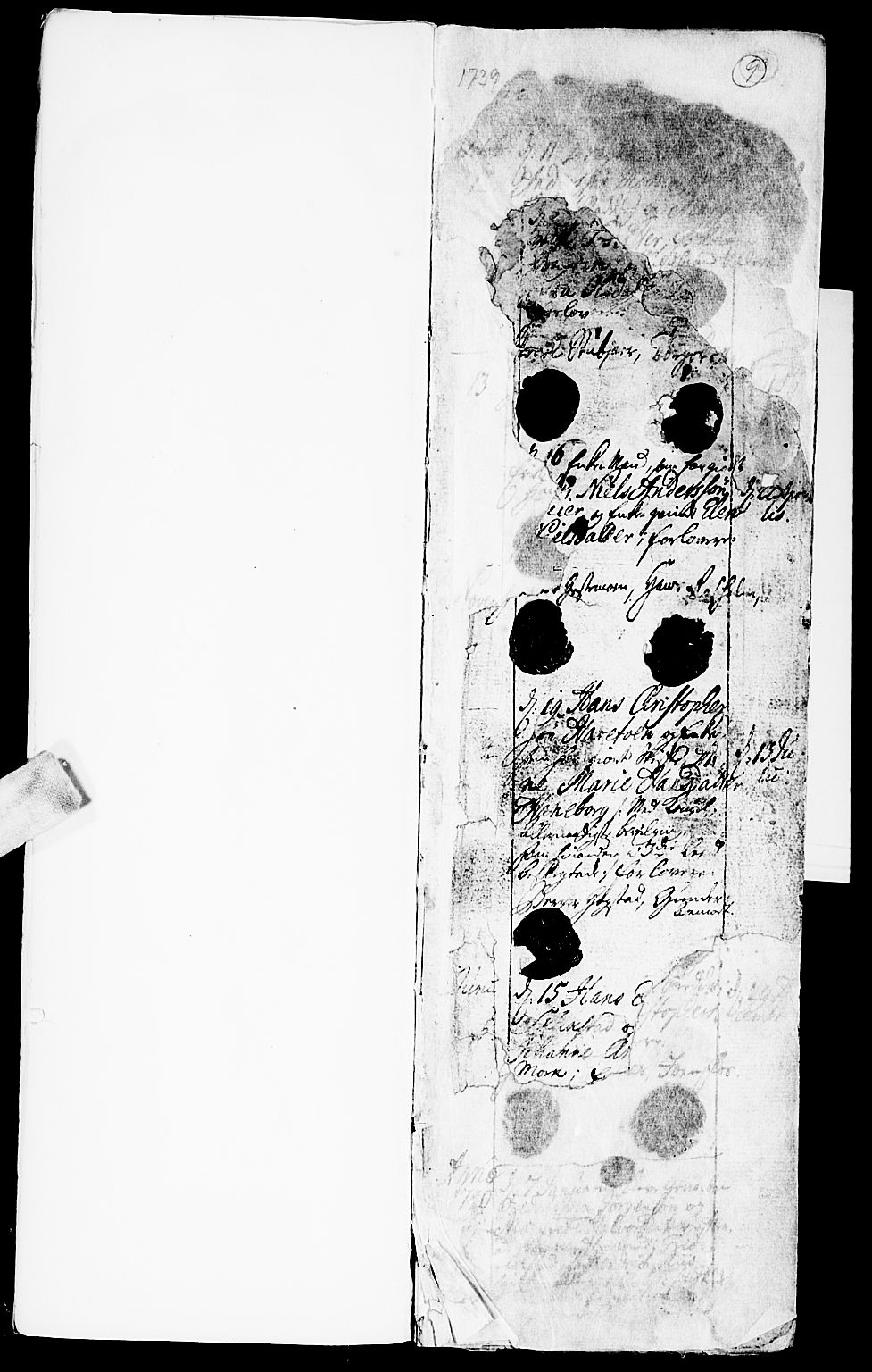 Aurskog prestekontor Kirkebøker, SAO/A-10304a/F/Fa/L0002: Parish register (official) no. I 2, 1735-1766, p. 9