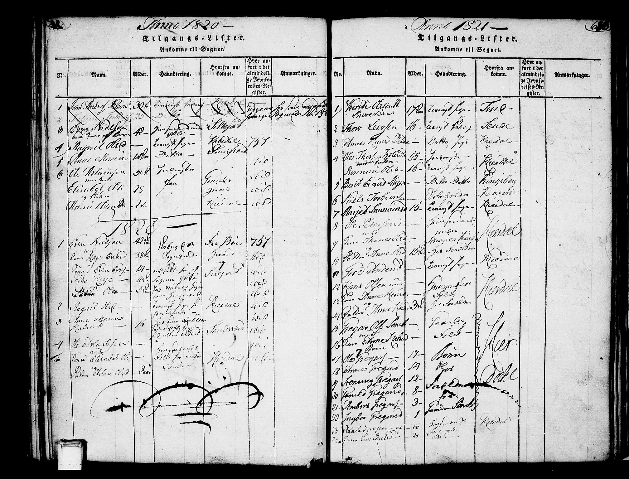 Heddal kirkebøker, SAKO/A-268/F/Fa/L0005: Parish register (official) no. I 5, 1814-1837, p. 625-626