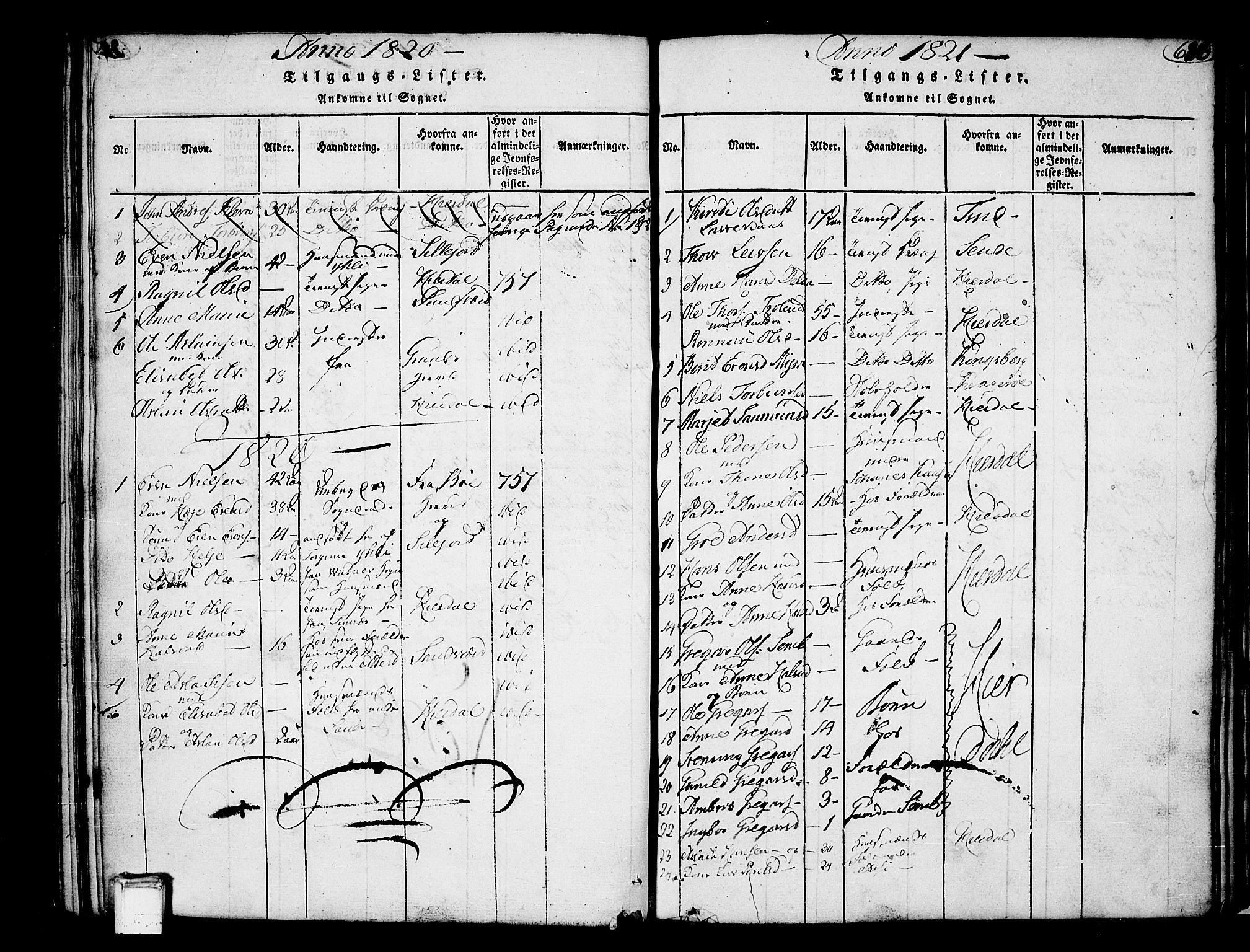 Heddal kirkebøker, AV/SAKO-A-268/F/Fa/L0005: Parish register (official) no. I 5, 1814-1837, p. 625-626