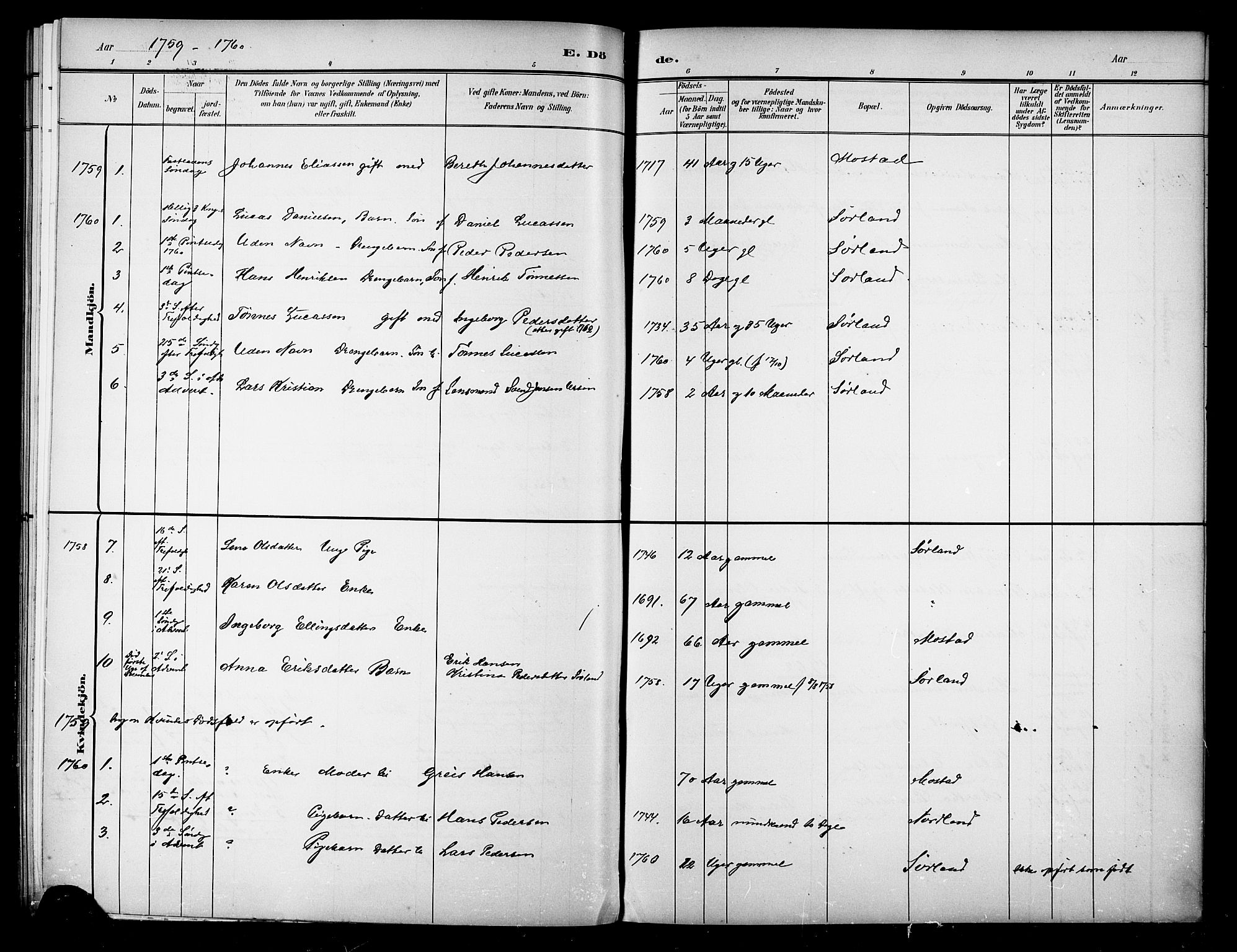 Ministerialprotokoller, klokkerbøker og fødselsregistre - Nordland, AV/SAT-A-1459/807/L0127: Parish register transcript no. 807D01, 1752-1788