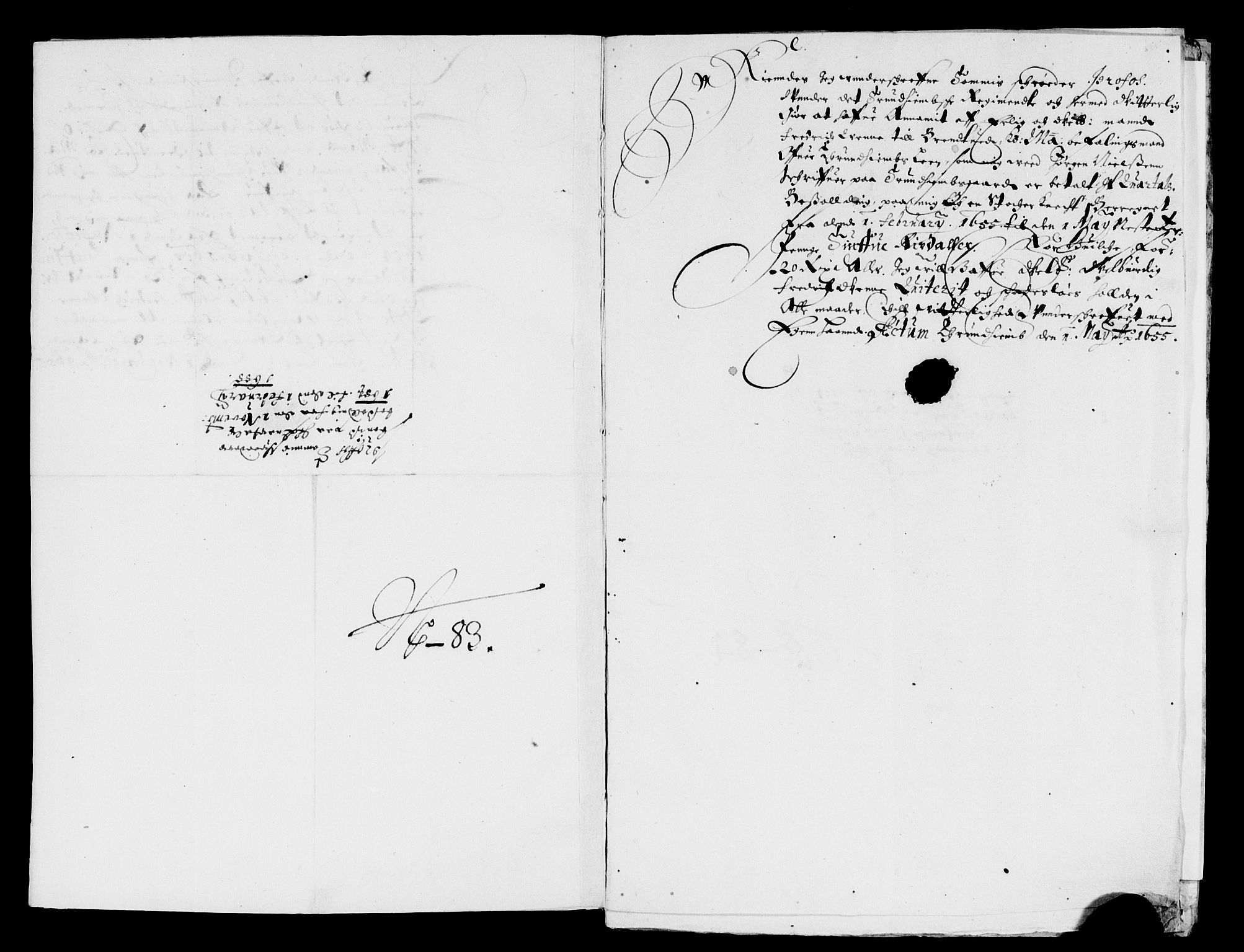 Rentekammeret inntil 1814, Reviderte regnskaper, Lensregnskaper, AV/RA-EA-5023/R/Rb/Rbw/L0119: Trondheim len, 1654-1656