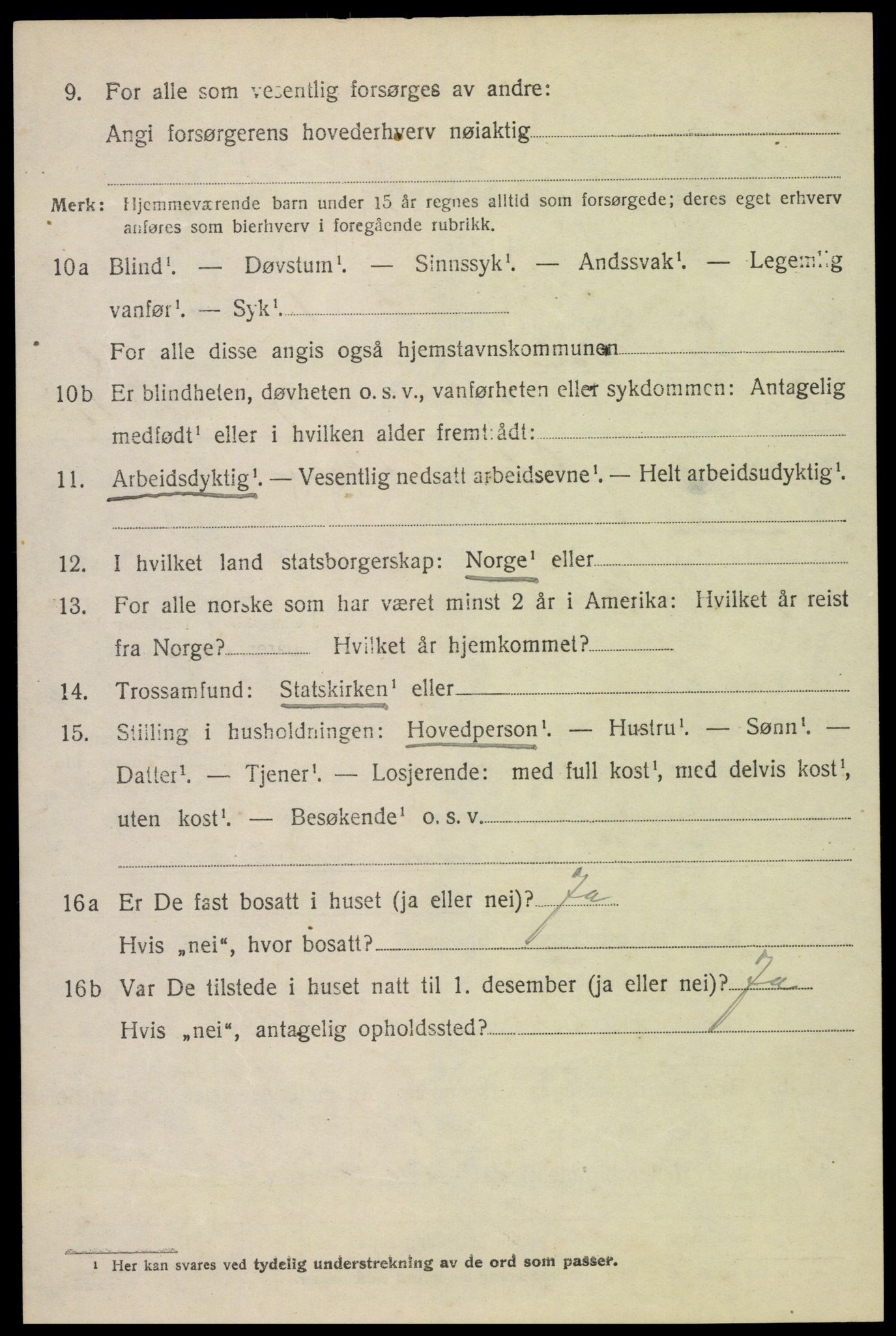 SAH, 1920 census for Nord-Odal, 1920, p. 7082