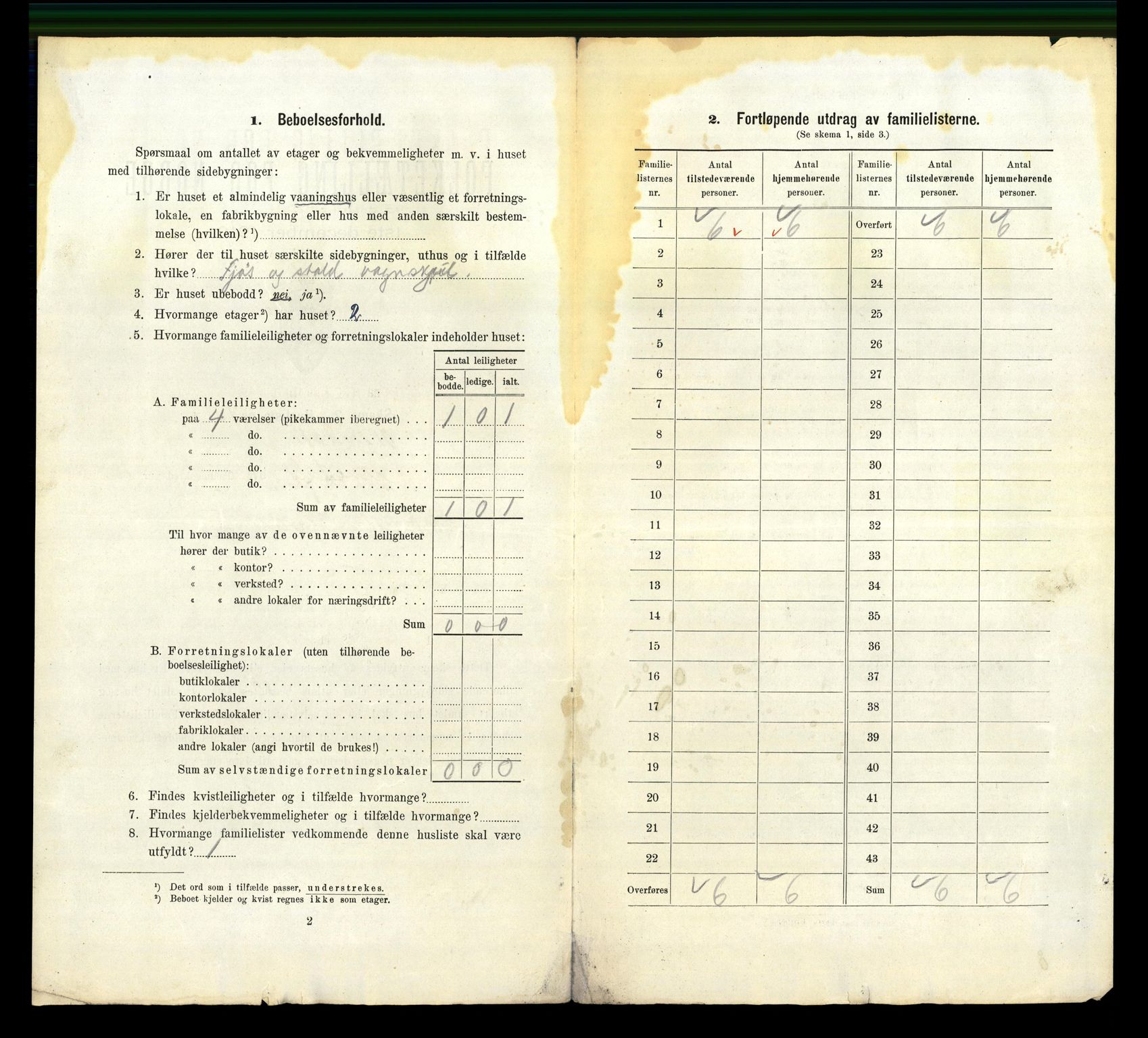 RA, 1910 census for Arendal, 1910, p. 3924