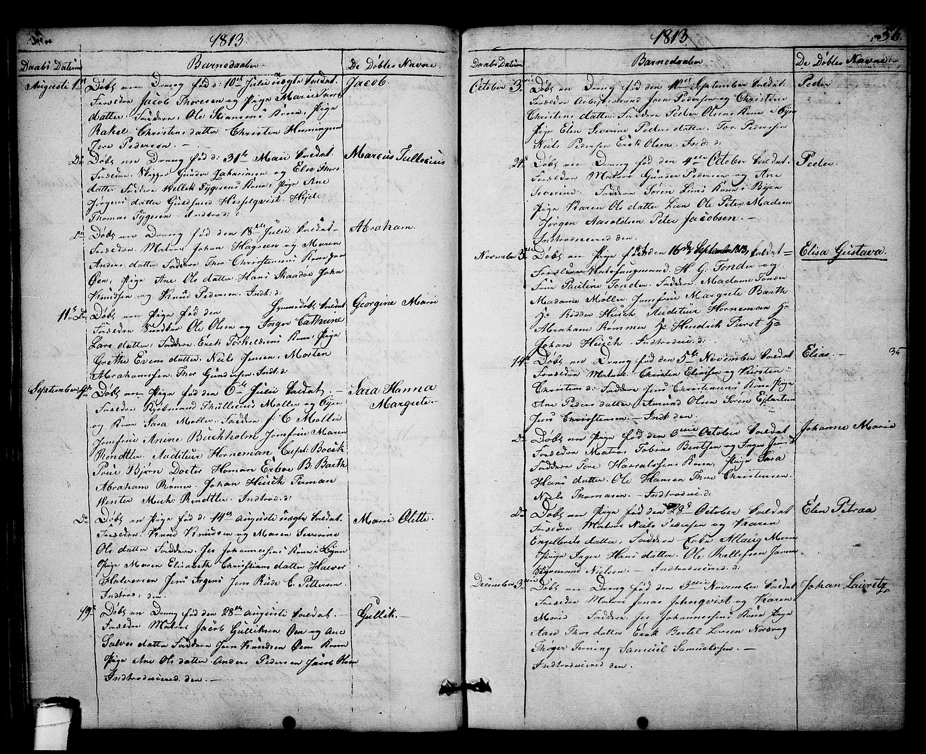 Kragerø kirkebøker, SAKO/A-278/F/Fa/L0003: Parish register (official) no. 3, 1802-1813, p. 56