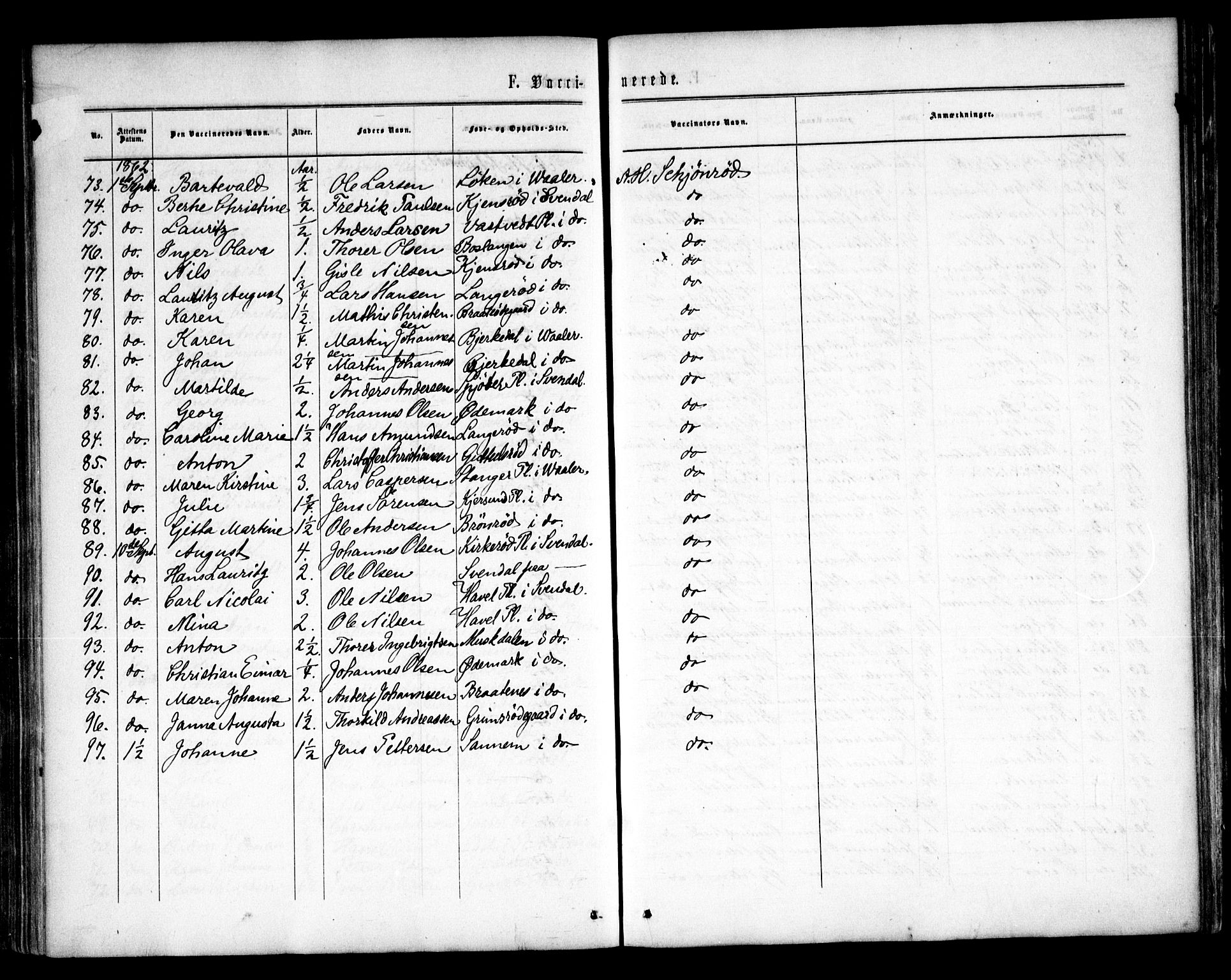 Våler prestekontor Kirkebøker, AV/SAO-A-11083/F/Fa/L0008: Parish register (official) no. I 8, 1862-1876