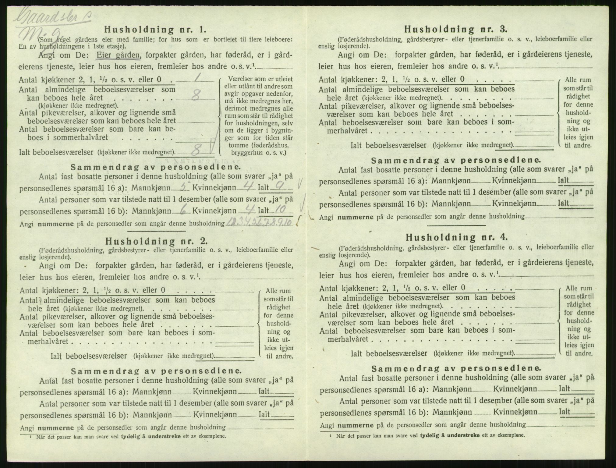 SAT, 1920 census for Eresfjord og Vistdal, 1920, p. 248