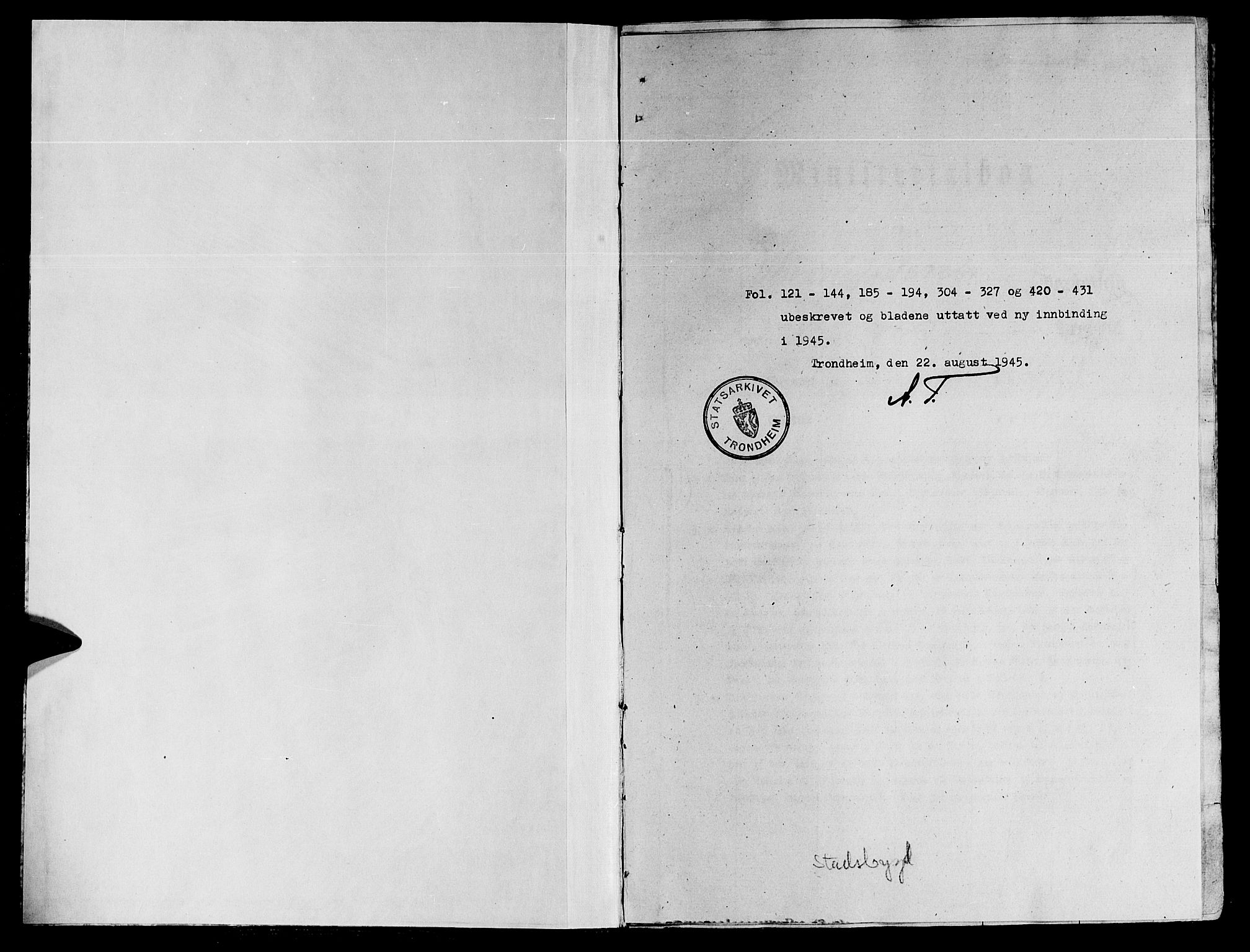 Ministerialprotokoller, klokkerbøker og fødselsregistre - Sør-Trøndelag, SAT/A-1456/646/L0610: Parish register (official) no. 646A08, 1837-1847