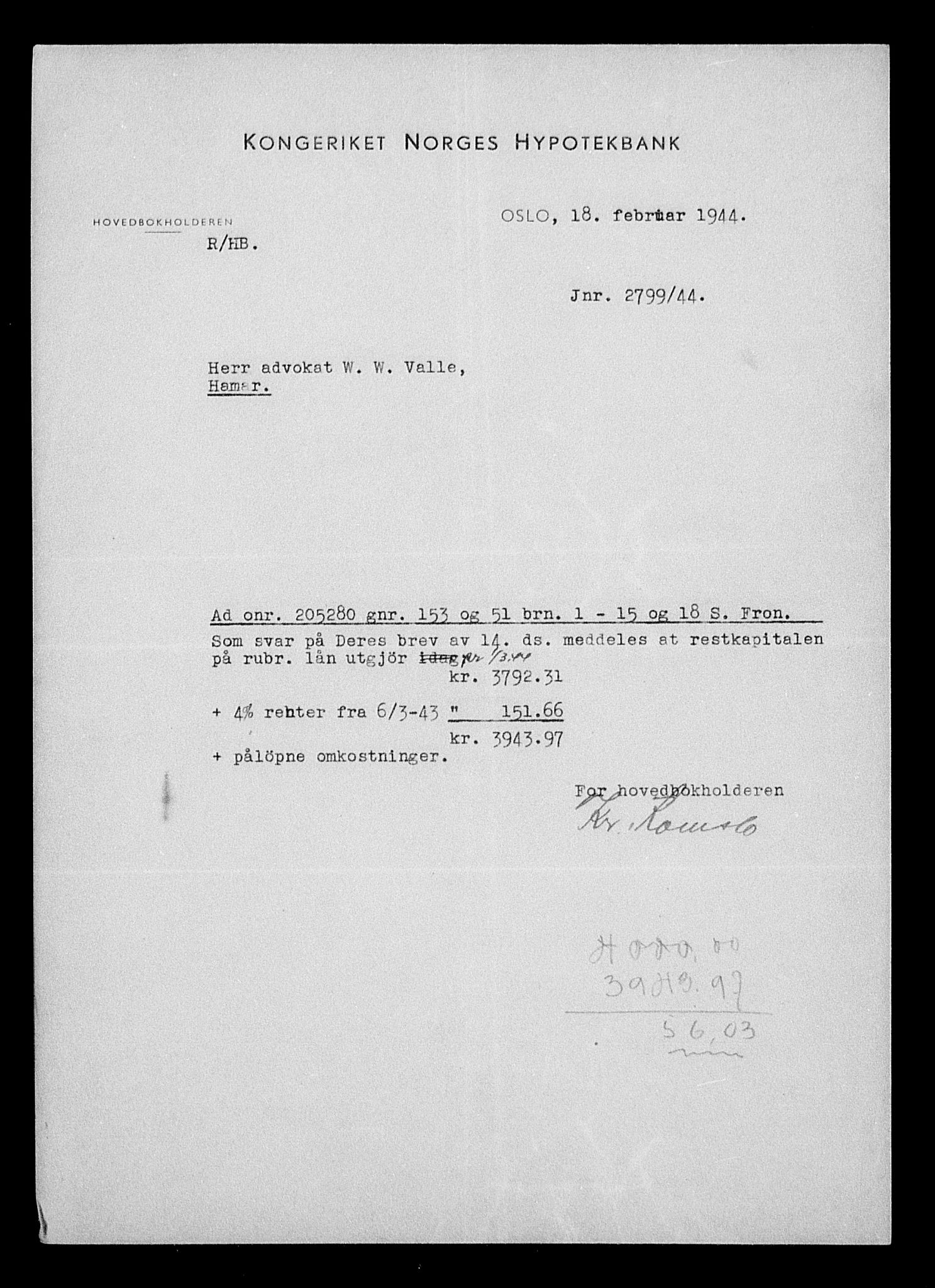 Justisdepartementet, Tilbakeføringskontoret for inndratte formuer, AV/RA-S-1564/H/Hc/Hcc/L0949: --, 1945-1947, p. 677