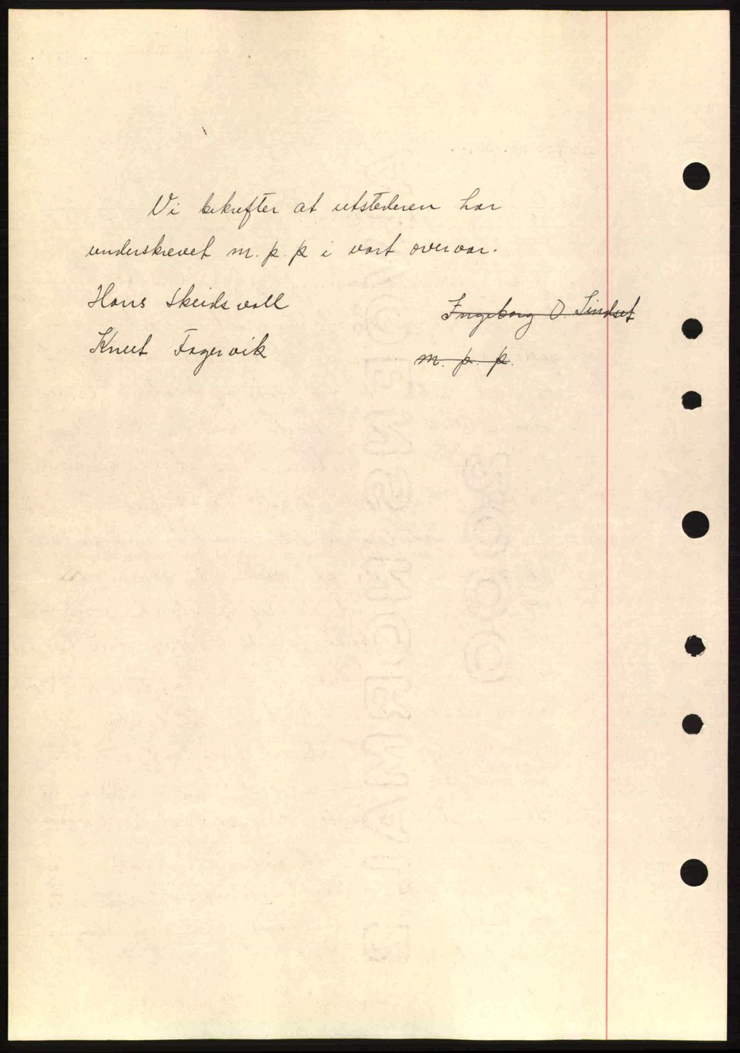 Romsdal sorenskriveri, AV/SAT-A-4149/1/2/2C: Mortgage book no. A1, 1936-1936, Diary no: : 1144/1936