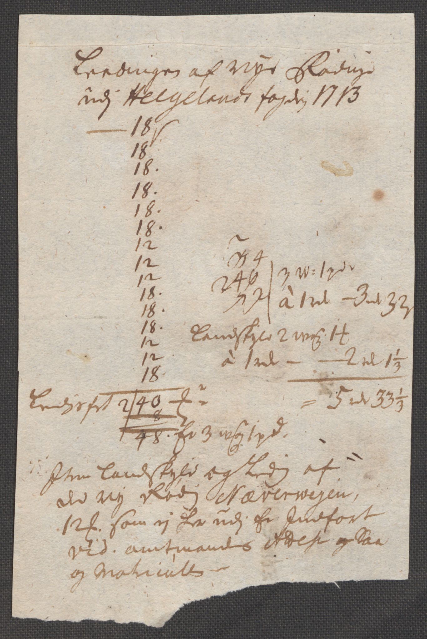 Rentekammeret inntil 1814, Reviderte regnskaper, Fogderegnskap, AV/RA-EA-4092/R65/L4513: Fogderegnskap Helgeland, 1714-1715, p. 175