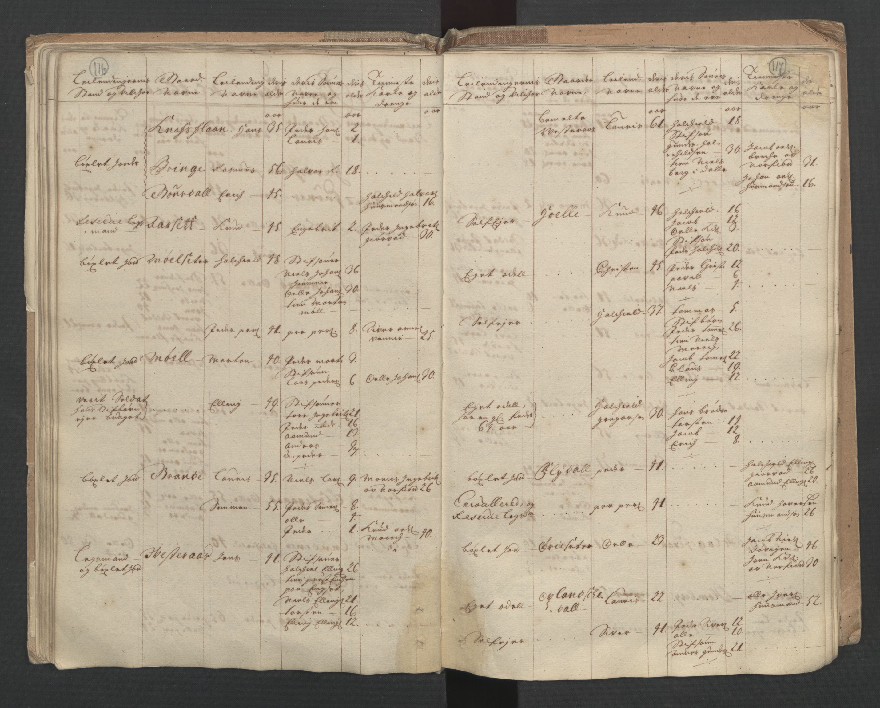 RA, Census (manntall) 1701, no. 10: Sunnmøre fogderi, 1701, p. 116-117