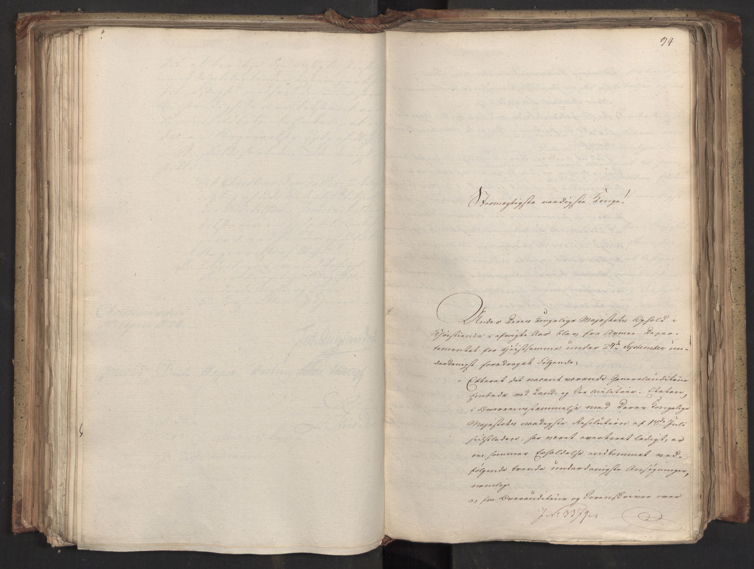 Statsrådsavdelingen i Stockholm, AV/RA-S-1003/D/Da/L0046: Regjeringsinnstillinger nr. 3308-3500, 1826, p. 201