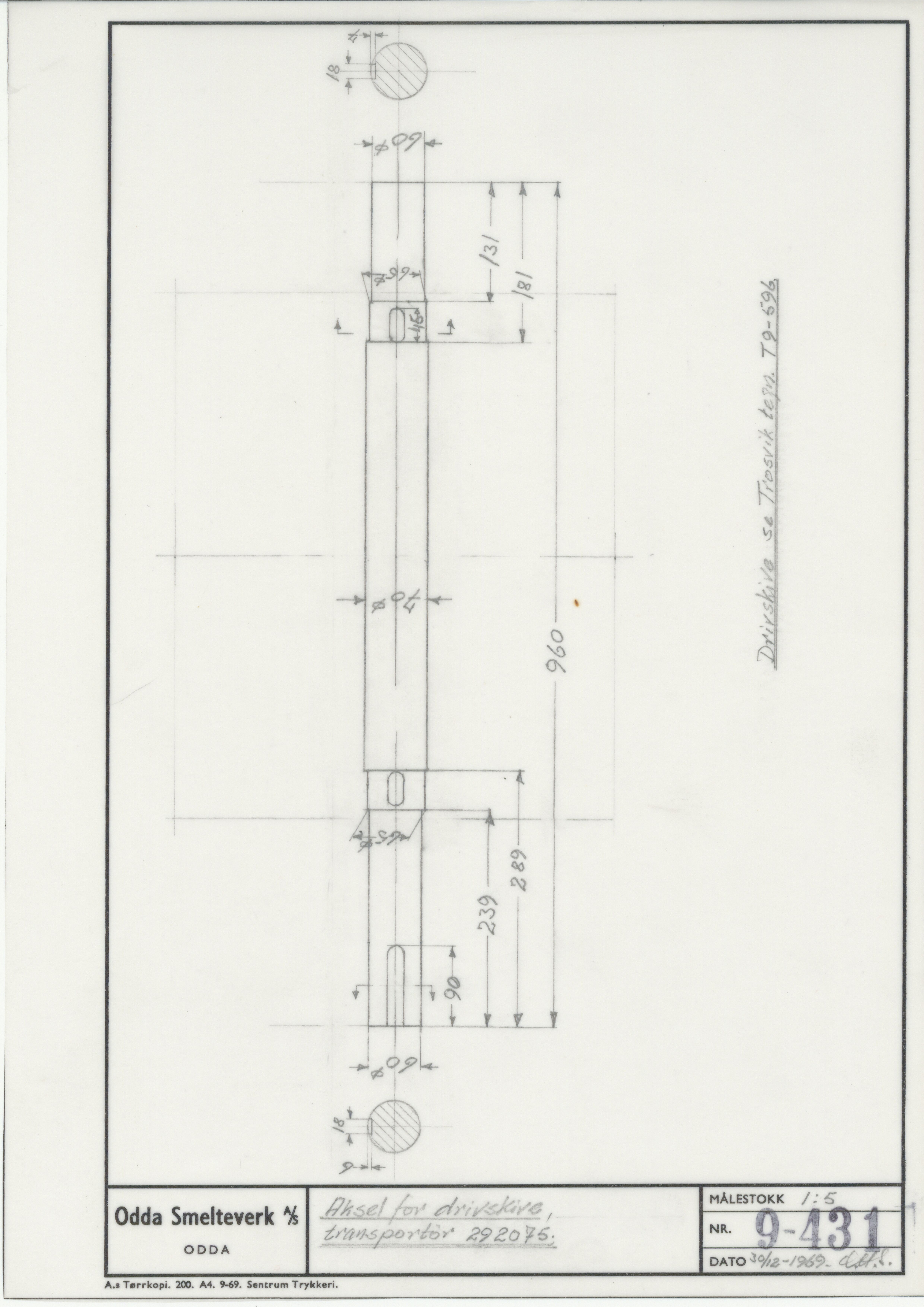 Odda smelteverk AS, KRAM/A-0157.1/T/Td/L0009: Gruppe 9. Blandingsrom og kokstørker, 1920-1970, p. 689