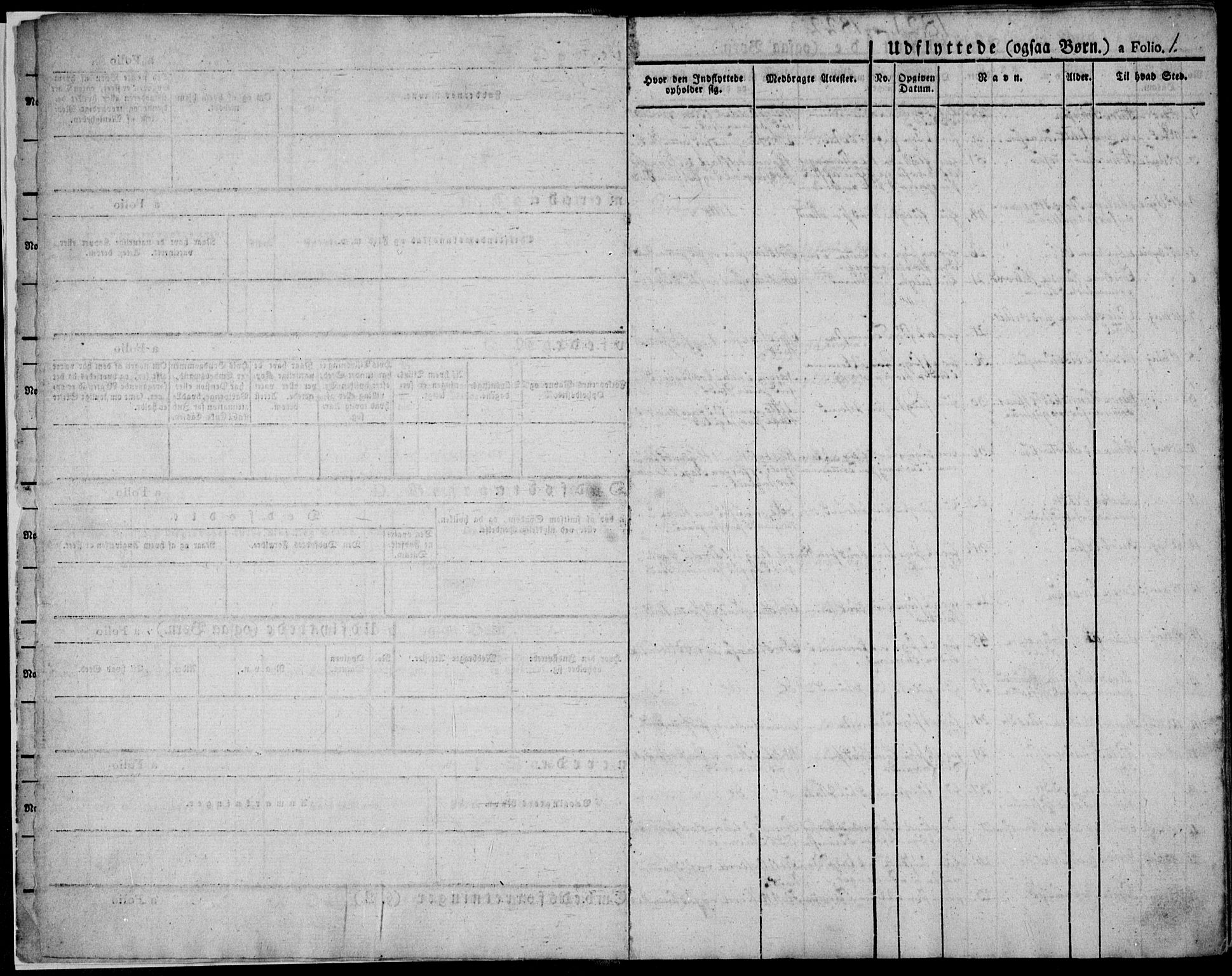 Domkirken sokneprestkontor, AV/SAST-A-101812/001/30/30BA/L0010: Parish register (official) no. A 10, 1821-1859, p. 1