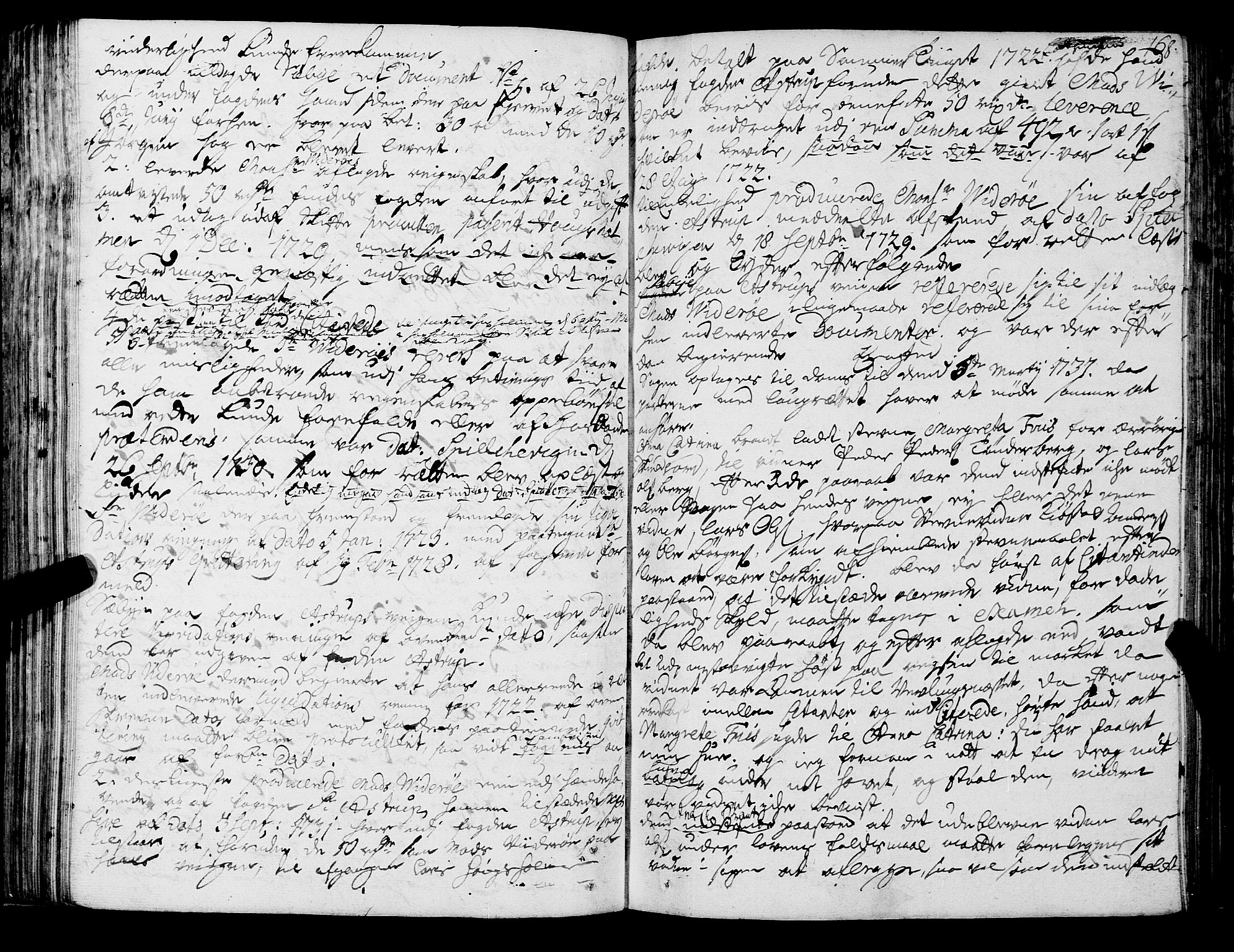 Romsdal sorenskriveri, SAT/A-4149/1/1/1A/L0011: Tingbok, 1732-1740, p. 167b-168a