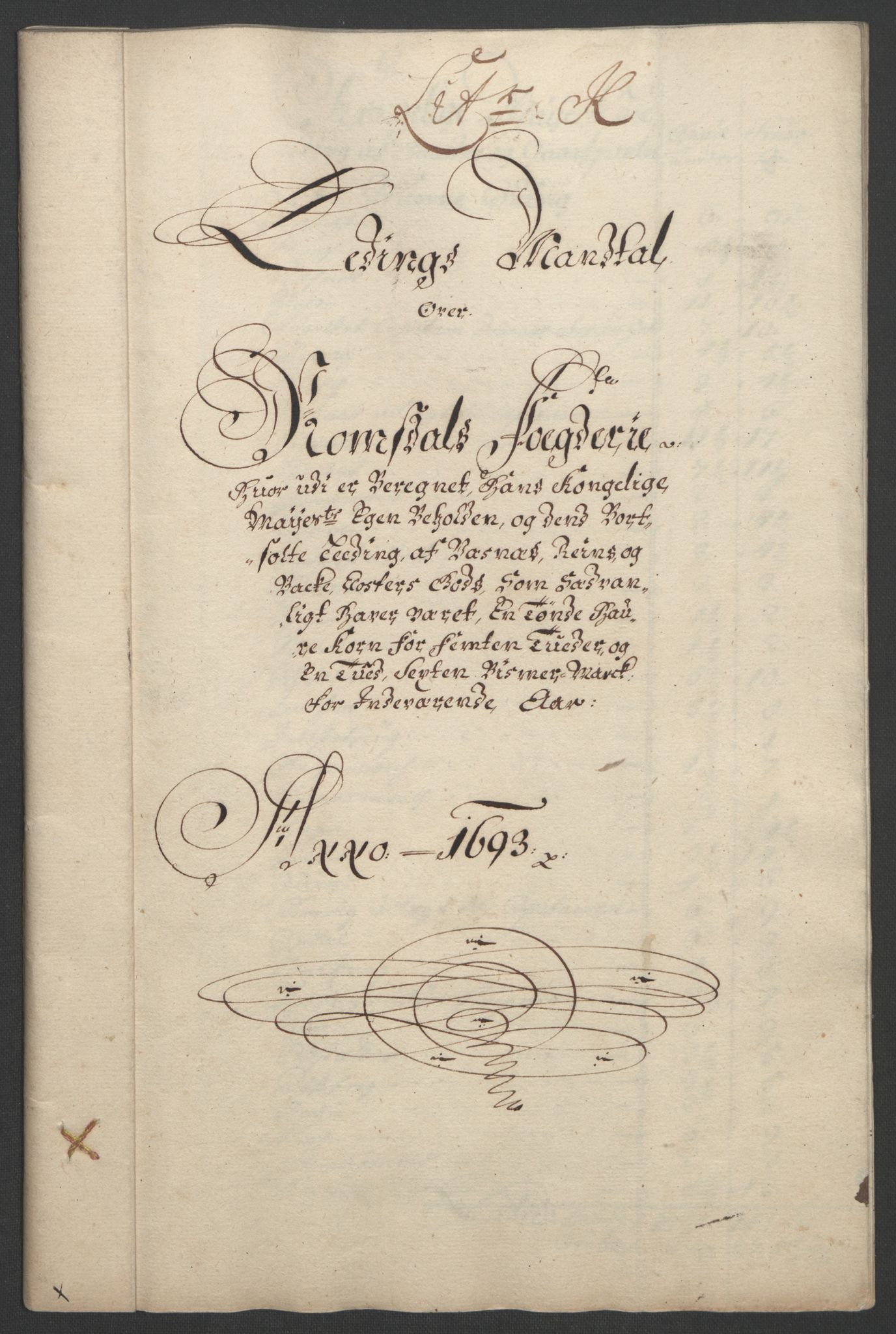 Rentekammeret inntil 1814, Reviderte regnskaper, Fogderegnskap, RA/EA-4092/R55/L3651: Fogderegnskap Romsdal, 1693-1694, p. 103