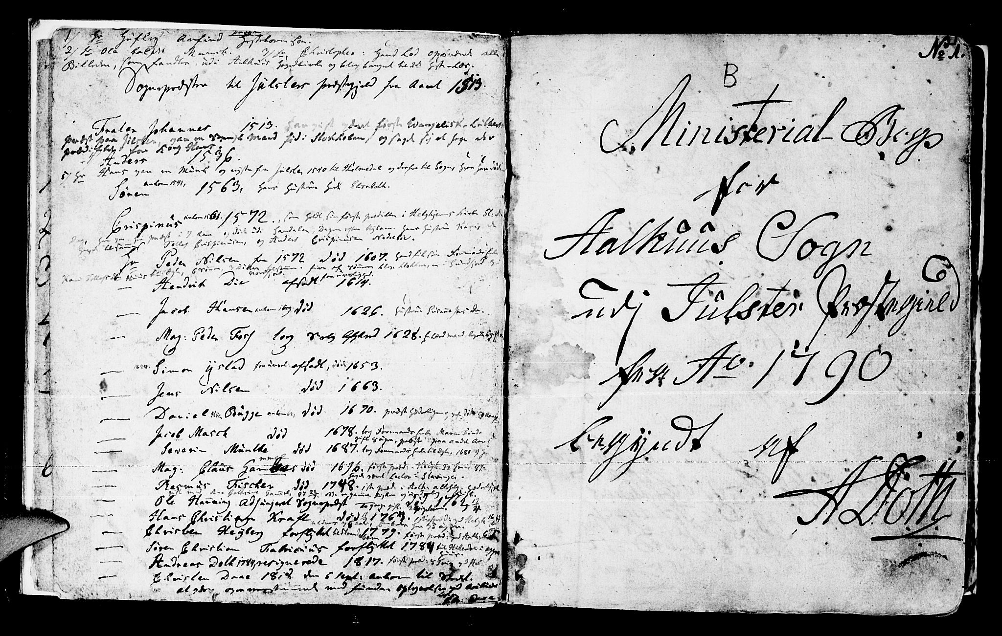 Jølster sokneprestembete, AV/SAB-A-80701/H/Haa/Haaa/L0005: Parish register (official) no. A 5, 1790-1821, p. 0-1