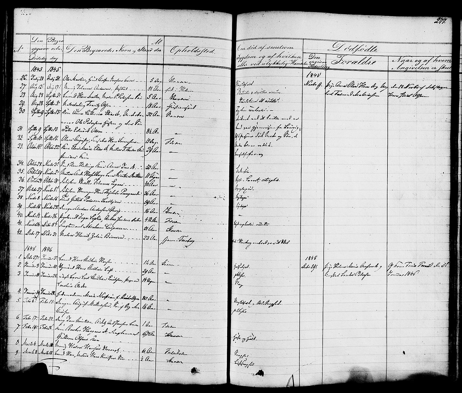 Stavern kirkebøker, SAKO/A-318/F/Fa/L0007: Parish register (official) no. 7, 1840-1877, p. 277