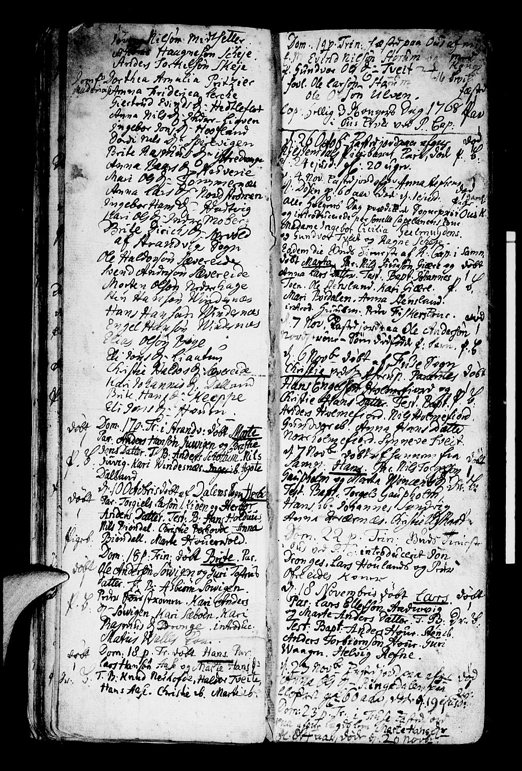 Os sokneprestembete, AV/SAB-A-99929: Parish register (official) no. A 9, 1766-1779, p. 16