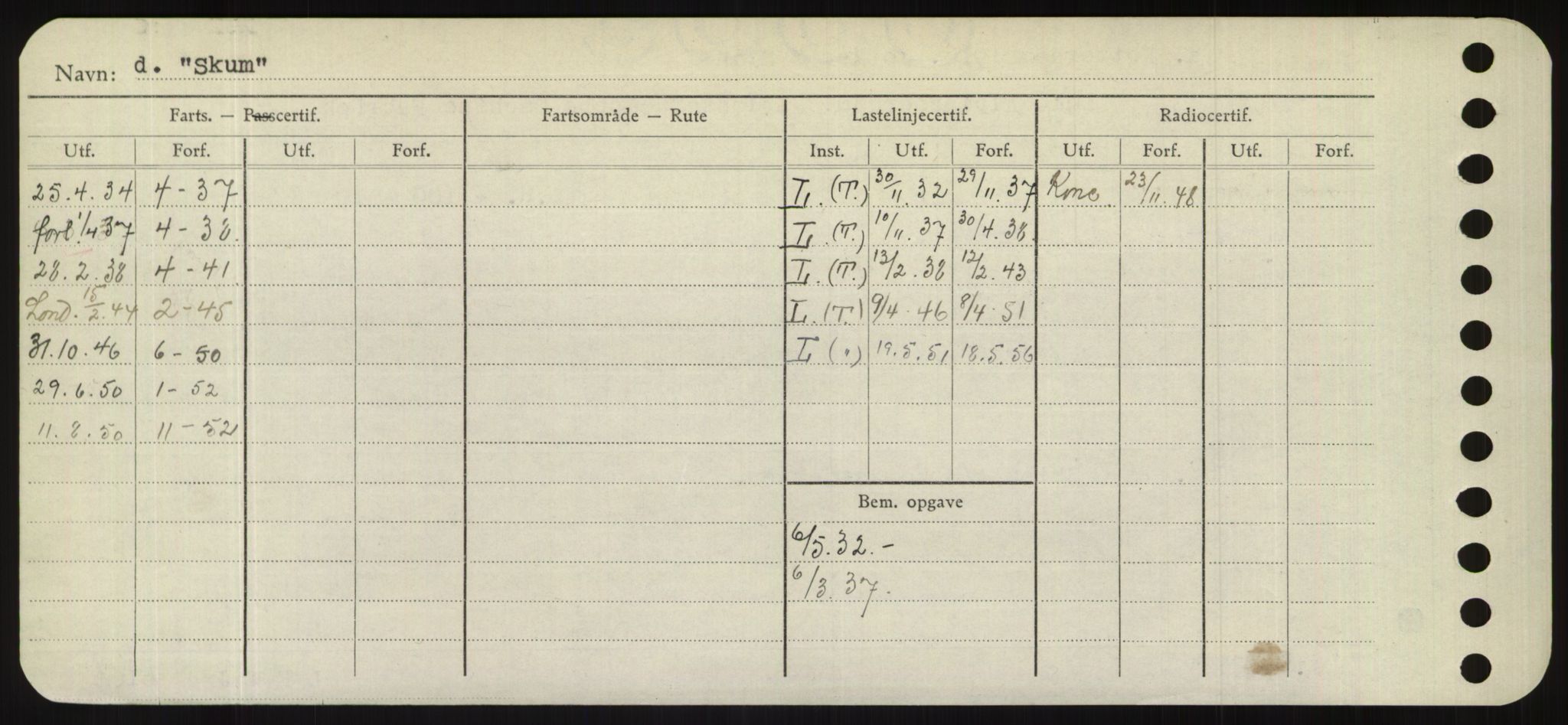 Sjøfartsdirektoratet med forløpere, Skipsmålingen, RA/S-1627/H/Hd/L0034: Fartøy, Sk-Slå, p. 318